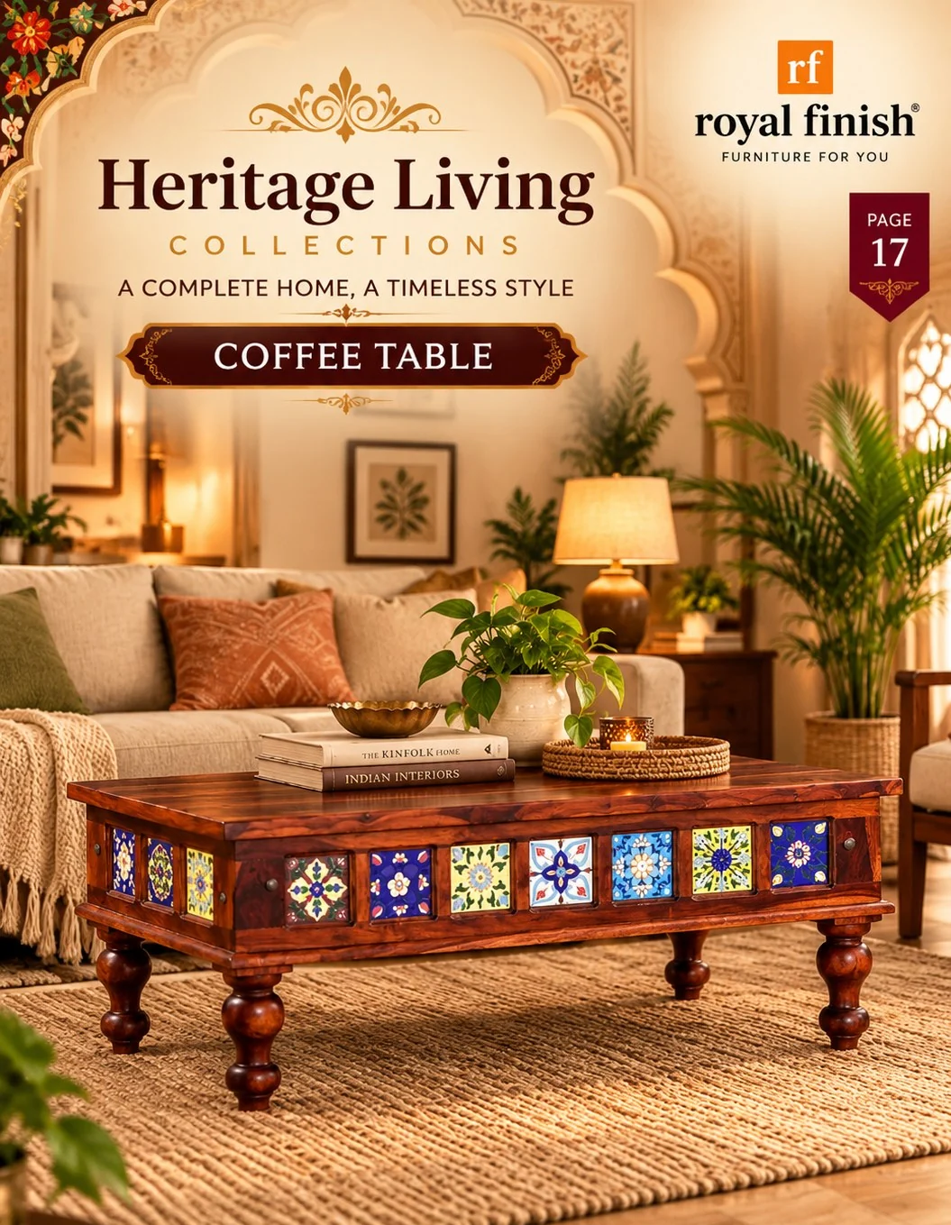 Heritage Marriage Set catalogue page — Coffee table