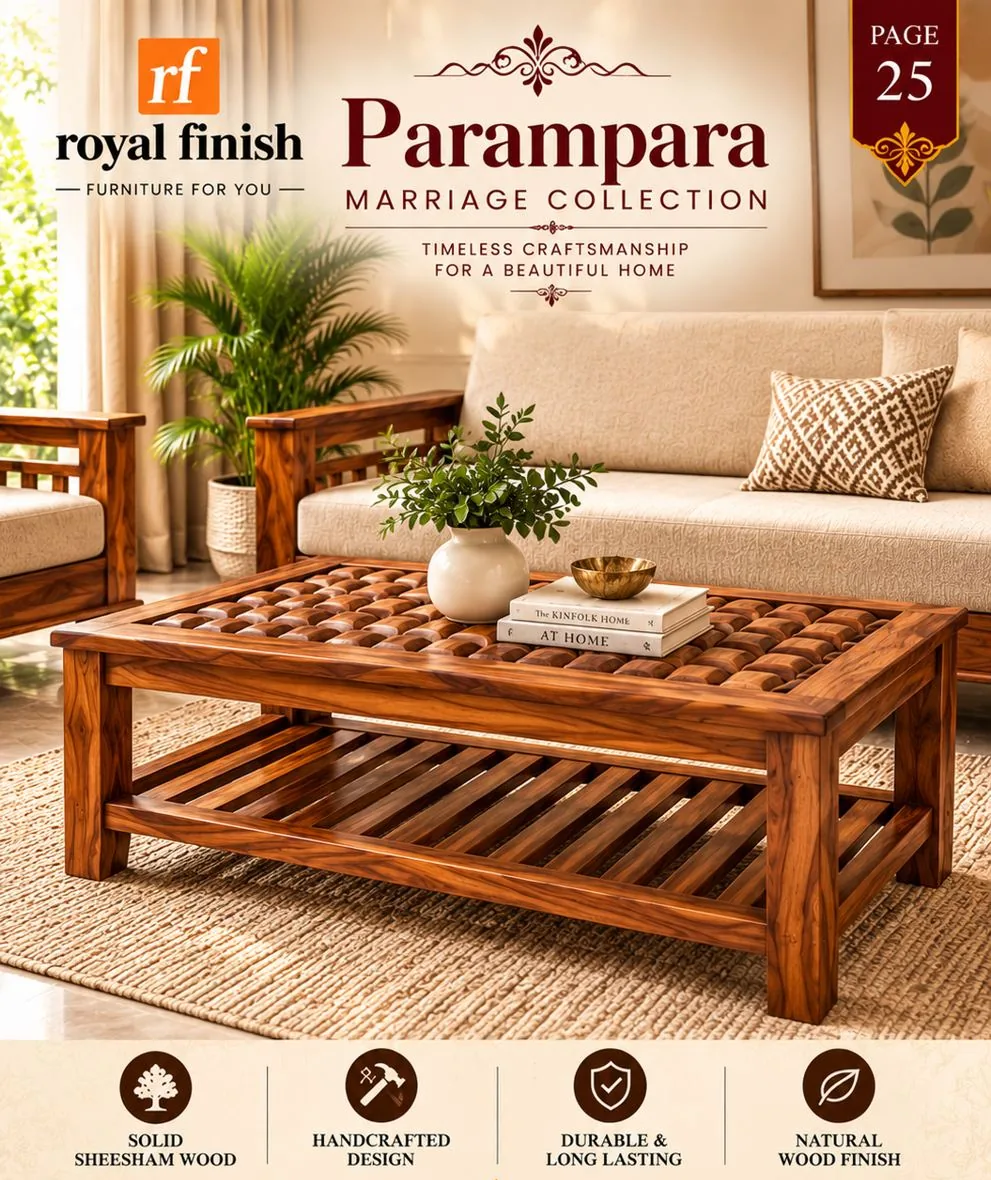 Parampara Marriage Collection catalogue page — Coffee table