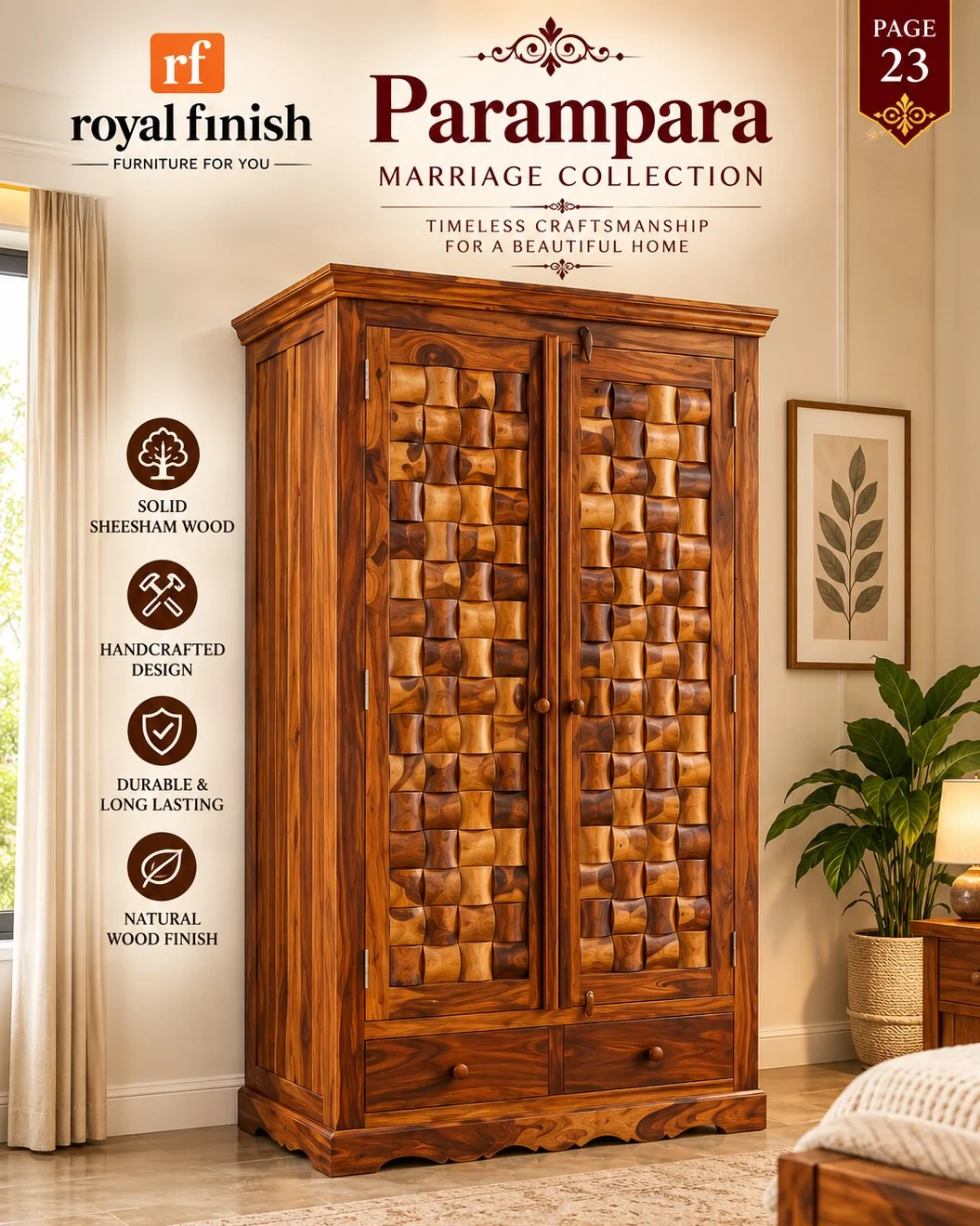 Parampara Marriage Collection catalogue page — Wardrobe
