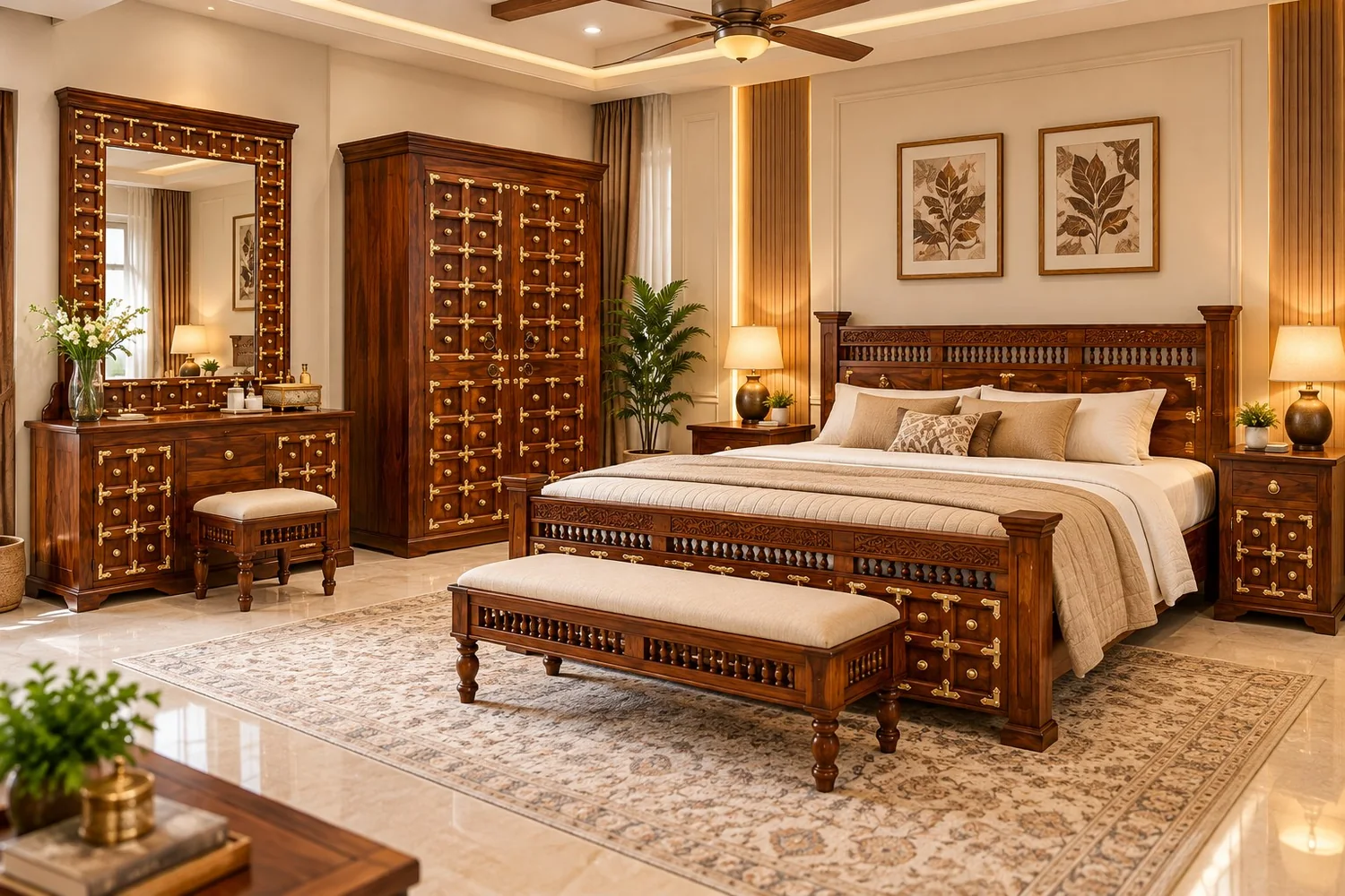 Rajawadi Marriage Set — styled room image