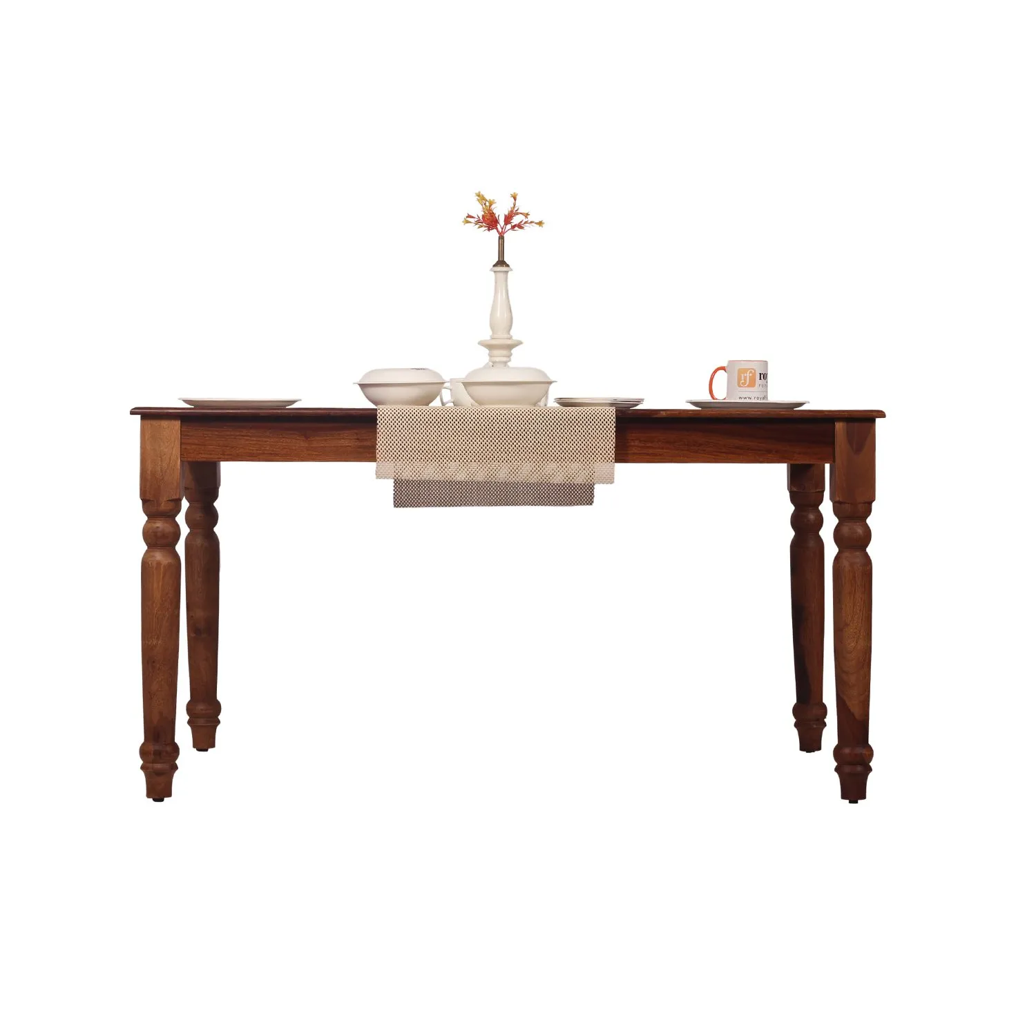 Royal Finish Artisan Dining Table in Natural Furniture Sheesham Wood sheesham dining table image 3