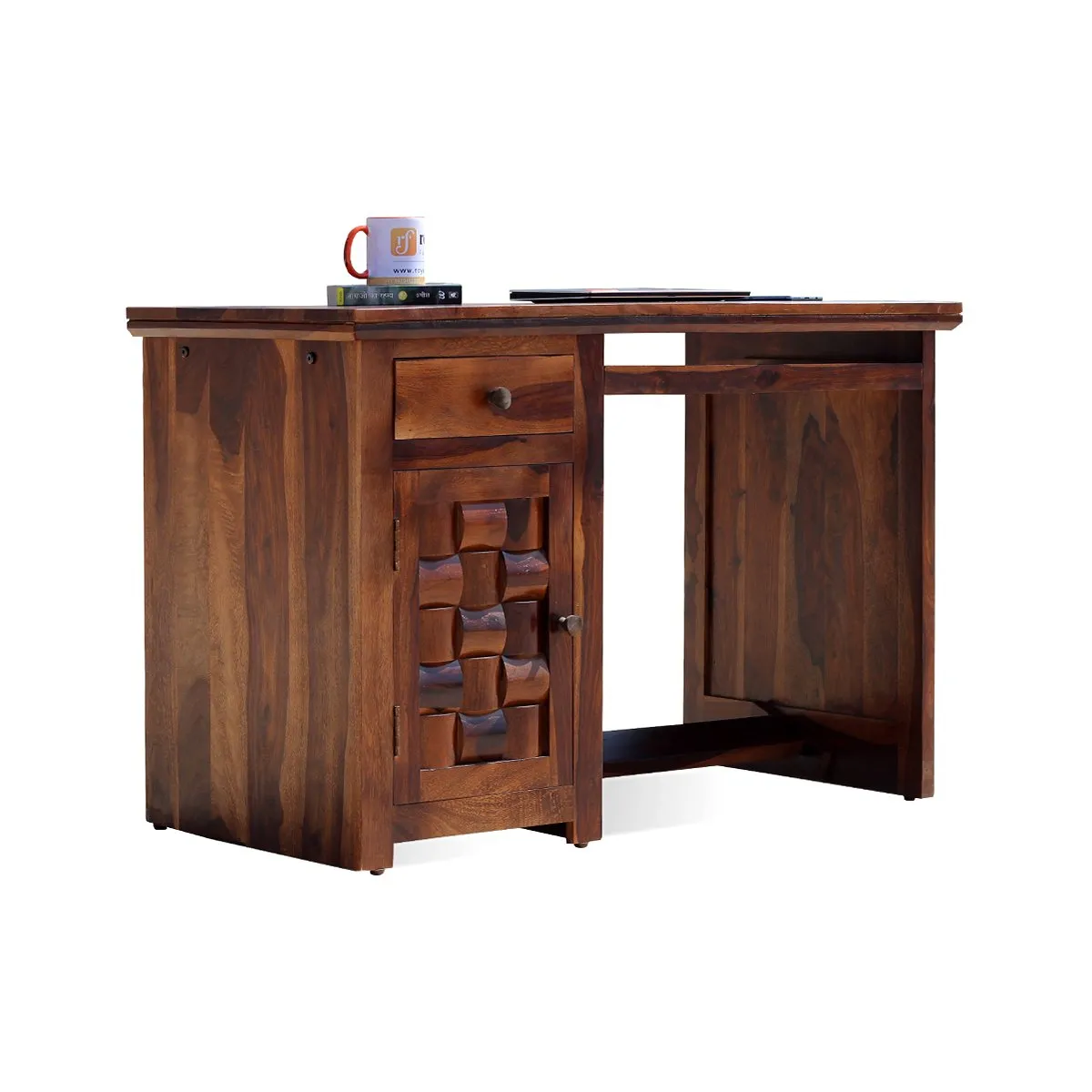 Royal Finish Nivora CT with Keyboard tray Study Table & Chair in Sheesham Wood wooden study table image 12