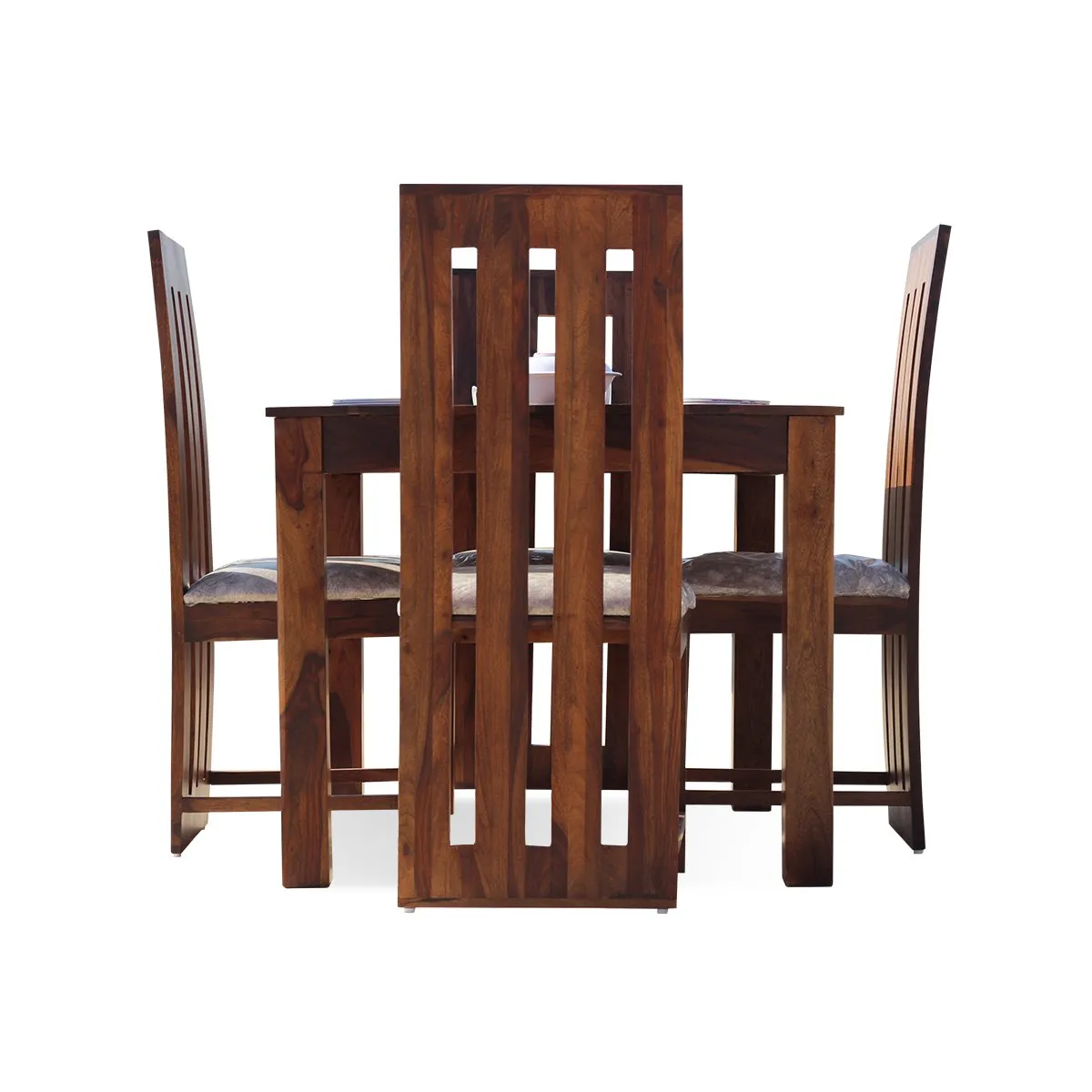 Royal Finish Bentwood 4 Seater Dining Set in Natural Furniture Sheesham Wood sheesham dining table image 8