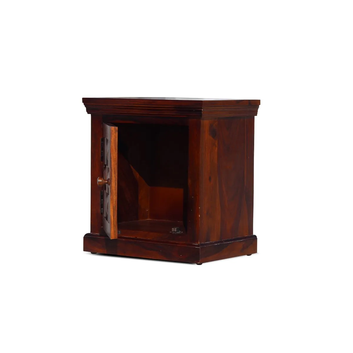 Royal Finish Mini Nivora Bedside Table In Furniture Sheesham Wood sheesham wood bed image 12