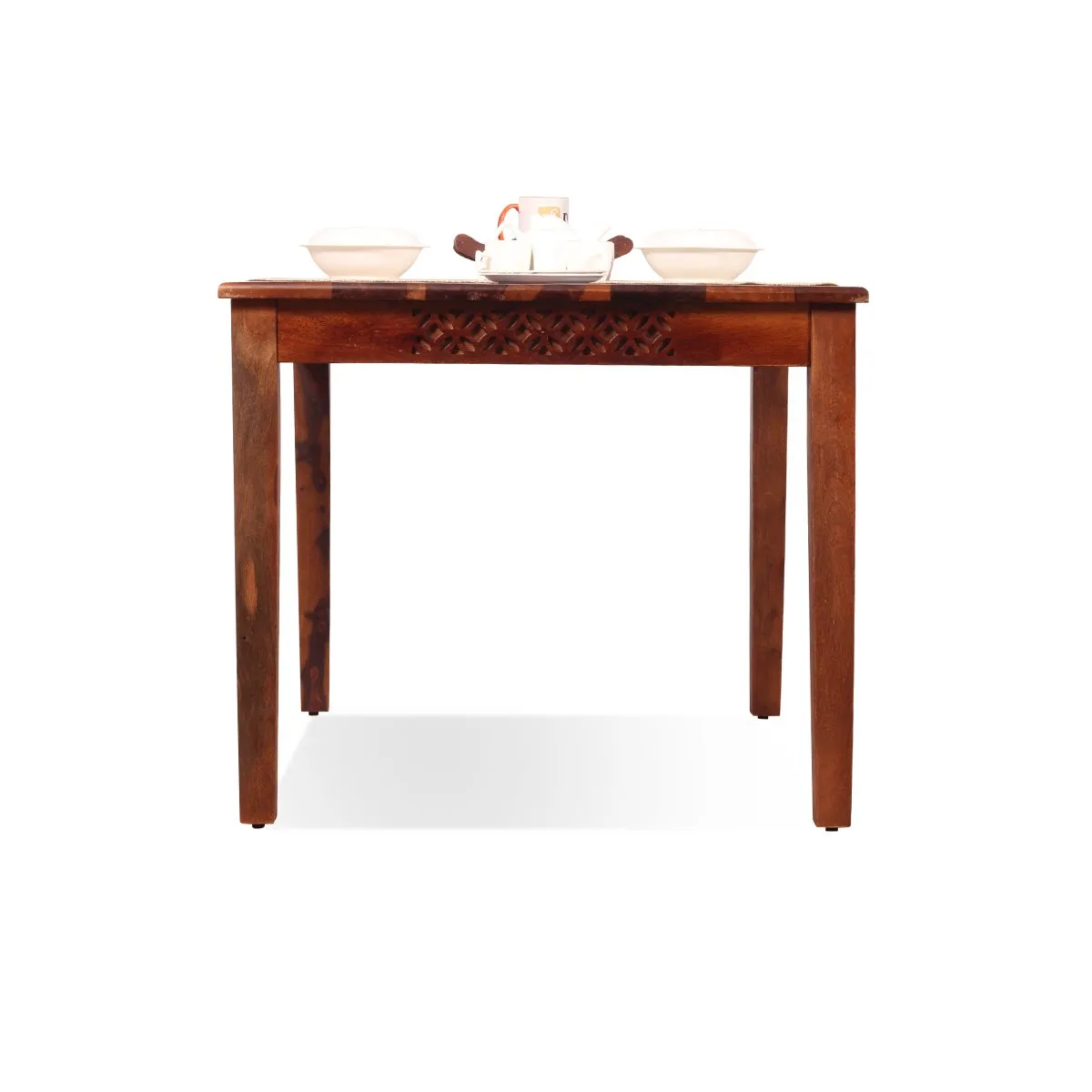 Royal Finish Carvo Dining Table in Natural Furniture Sheesham Wood sheesham dining table image 8