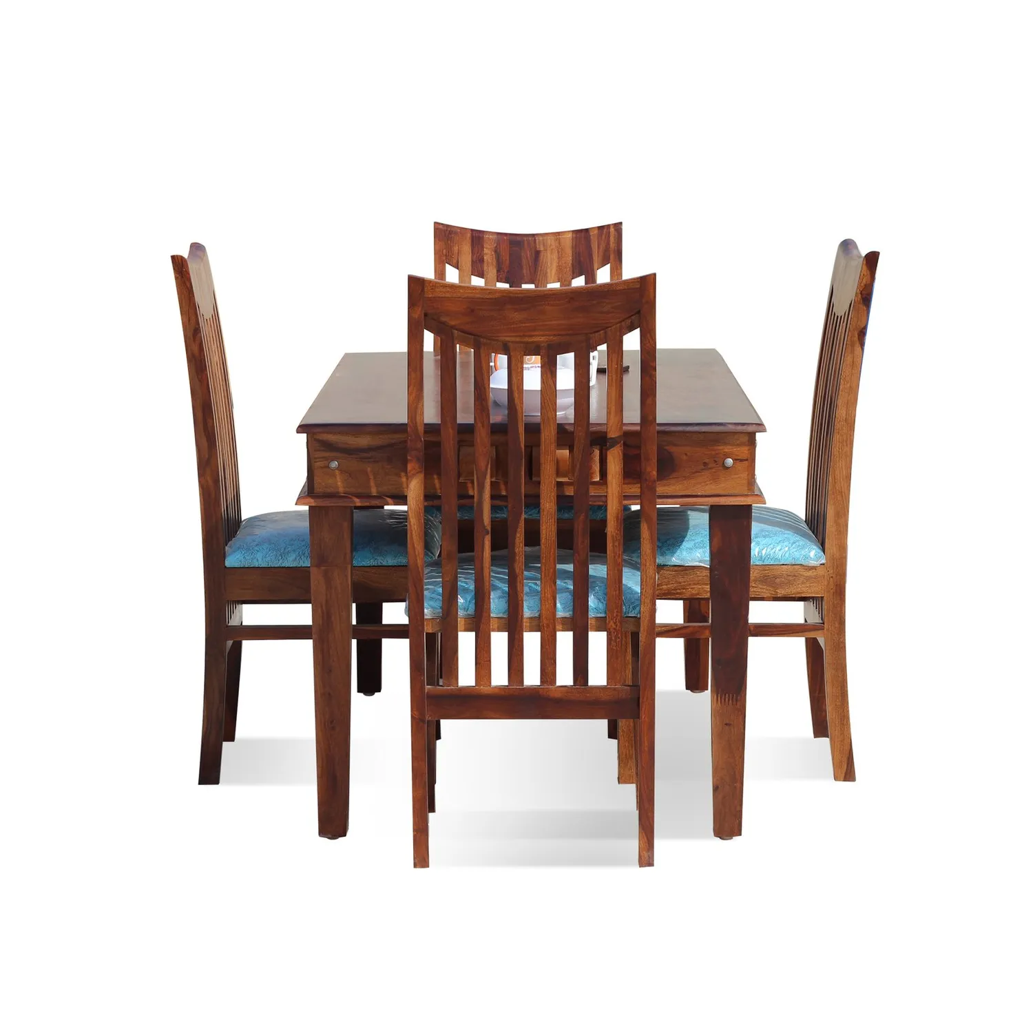 Royal Finish Wingo Dining in Sheesham with Natural Color Matte Finished sheesham dining table image 9