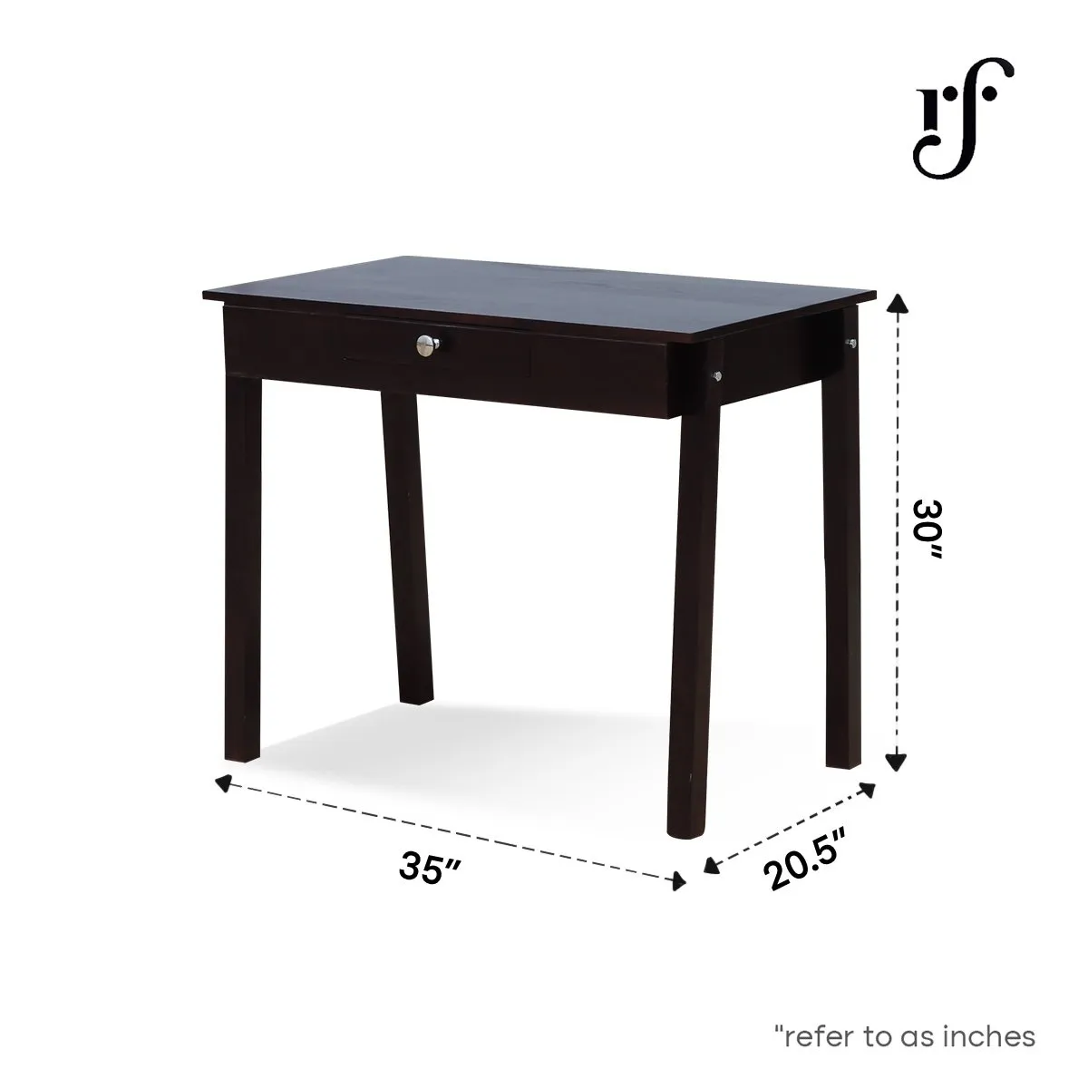 Royal Finish Noir Tuxido Study Table With Capsuliec Chair in Furniture Sheesham wooden study table image 3