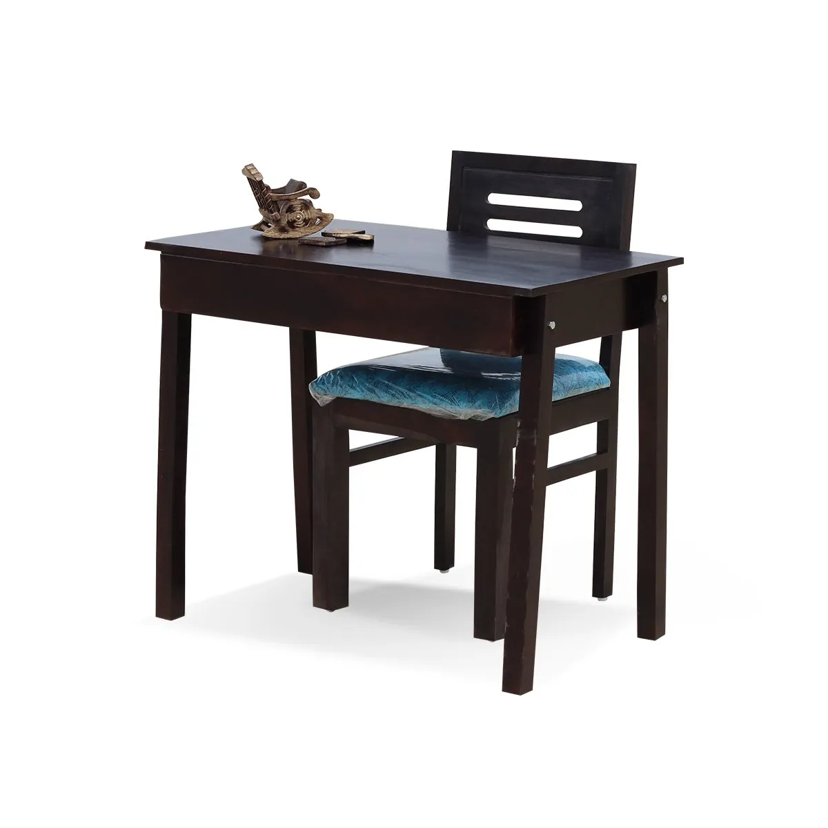 Royal Finish Noir Tuxido Study Table With Capsuliec Chair in Furniture Sheesham wooden study table image 4