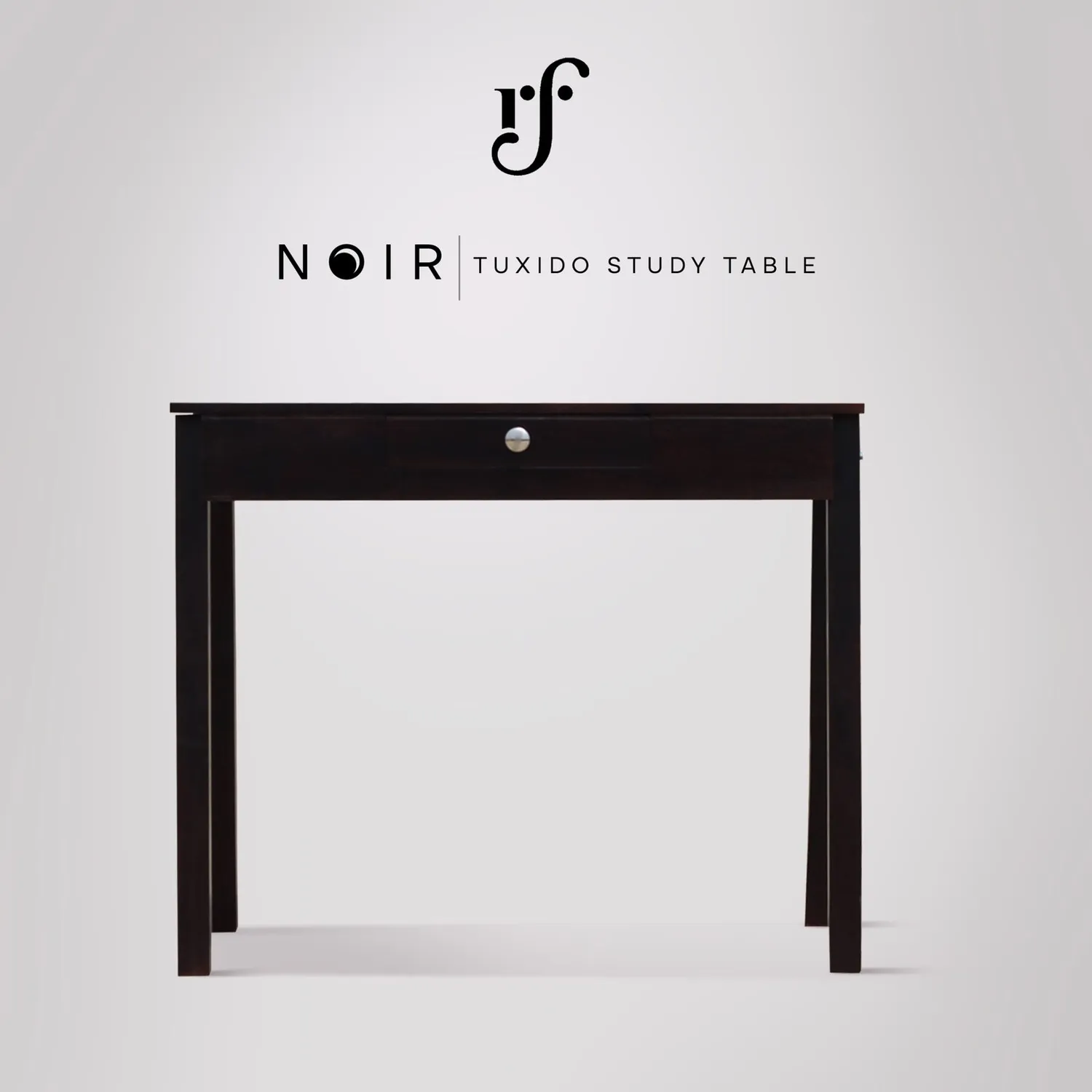 Royal Finish Noir Tuxido Study Table in Furniture Sheesham Wood