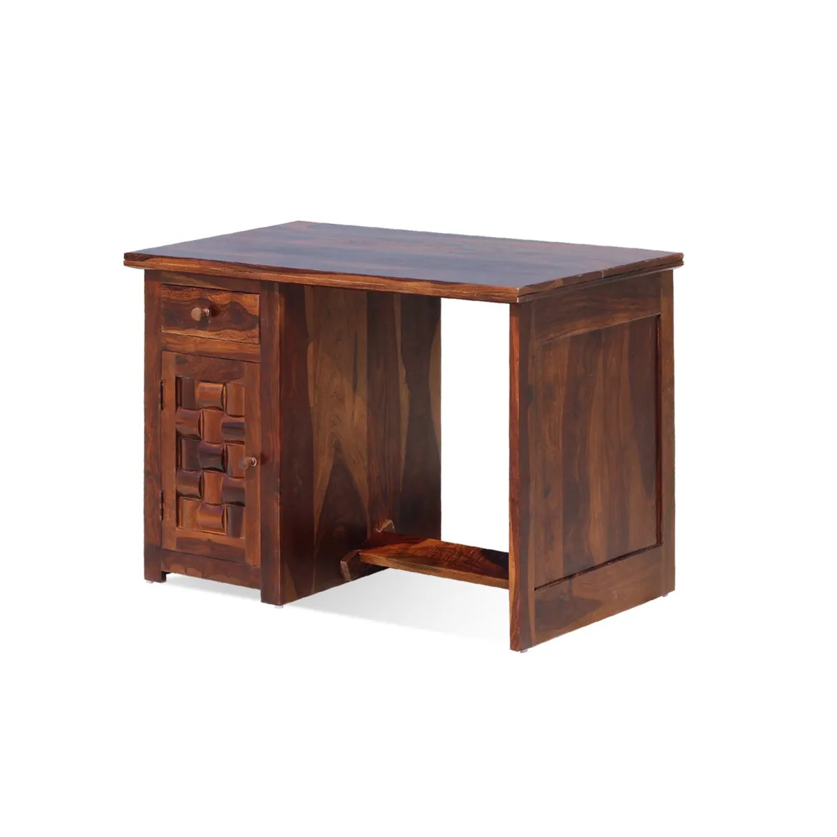 Royal Finish Nivora design Both Side Study Table in Furniture Sheesham wooden study table image 6