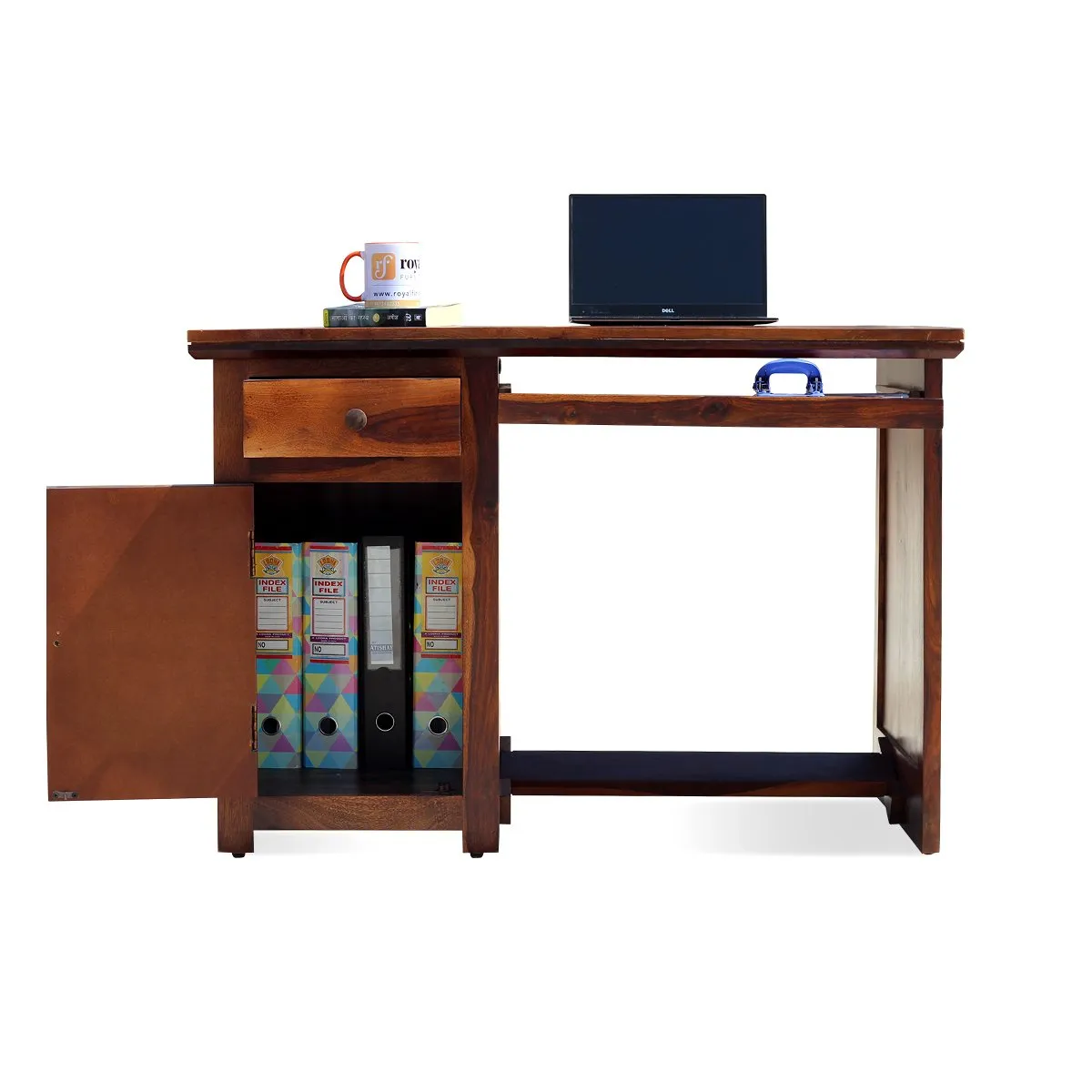 Royal Finish Nivora CT with Keyboard tray Study Table in Furniture Sheesham wooden study table image 8