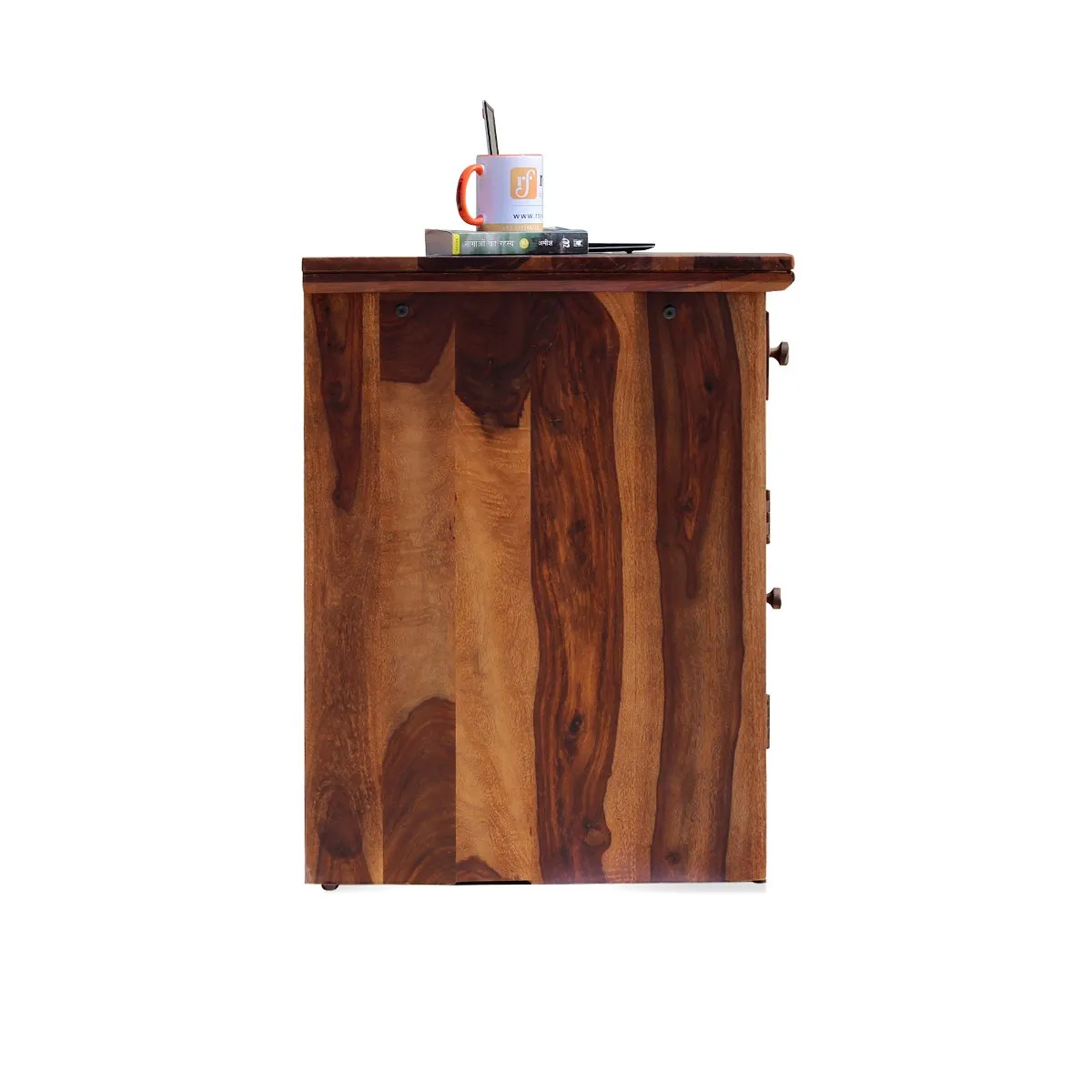 Royal Finish Nivora CT with Keyboard tray Study Table in Furniture Sheesham wooden study table image 12