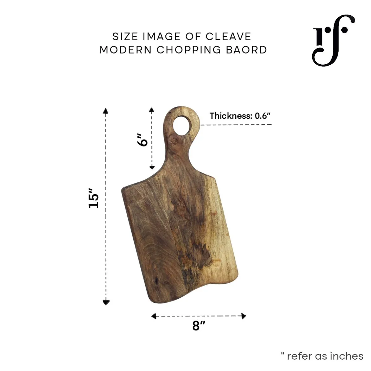 Royal Finish Cleave Chopping Board With Food Beverage Layer Protected Polished sheesham wood furniture image 3