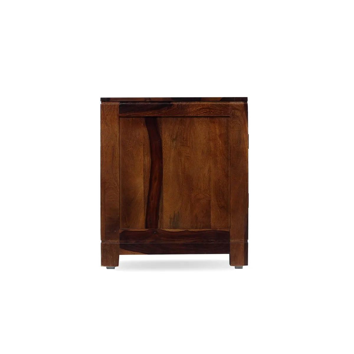 Royal Finish Tielac TV Cabinet in sheesham in Natural Honey Oak Matte Finished wooden bar cabinet image 11