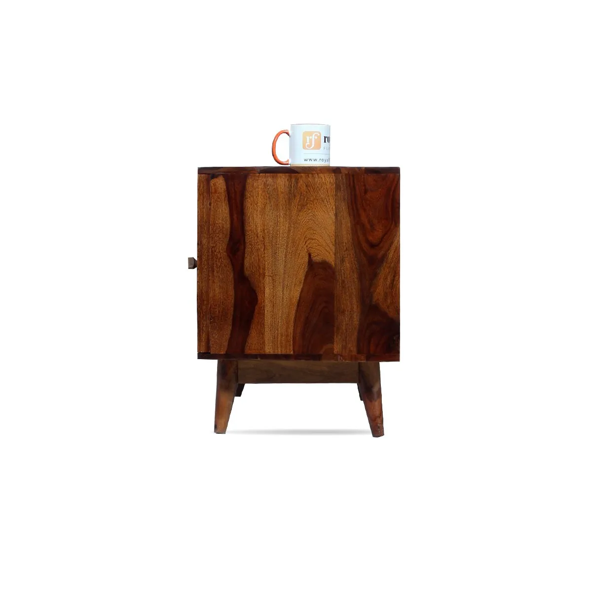 Royal Finish Chew TV Cabinet in sheesham in Natural Honey Oak Matte Finished wooden bar cabinet image 11