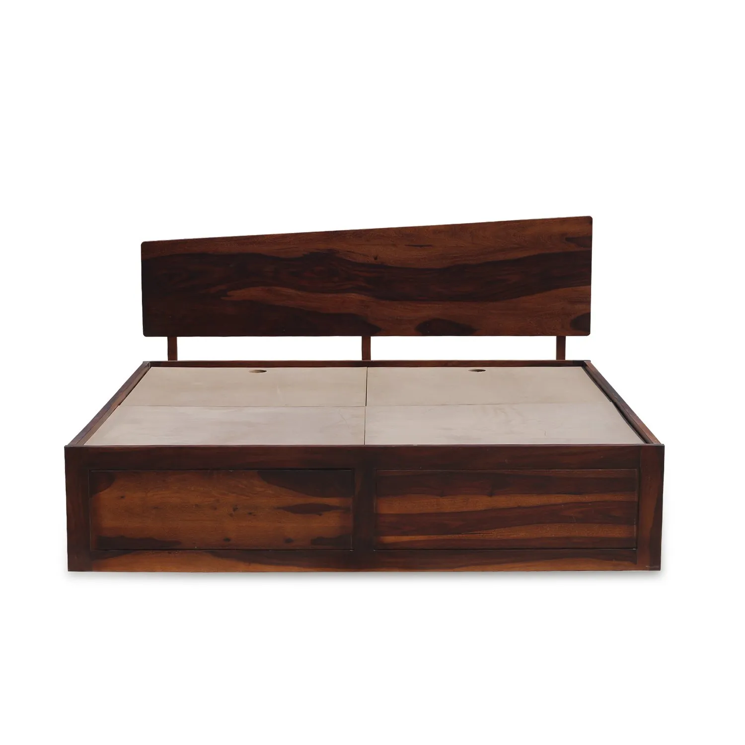 Royal Finish Alfriko King Size Storage Bed In Solid Sheesham wood sheesham wood bed image 9