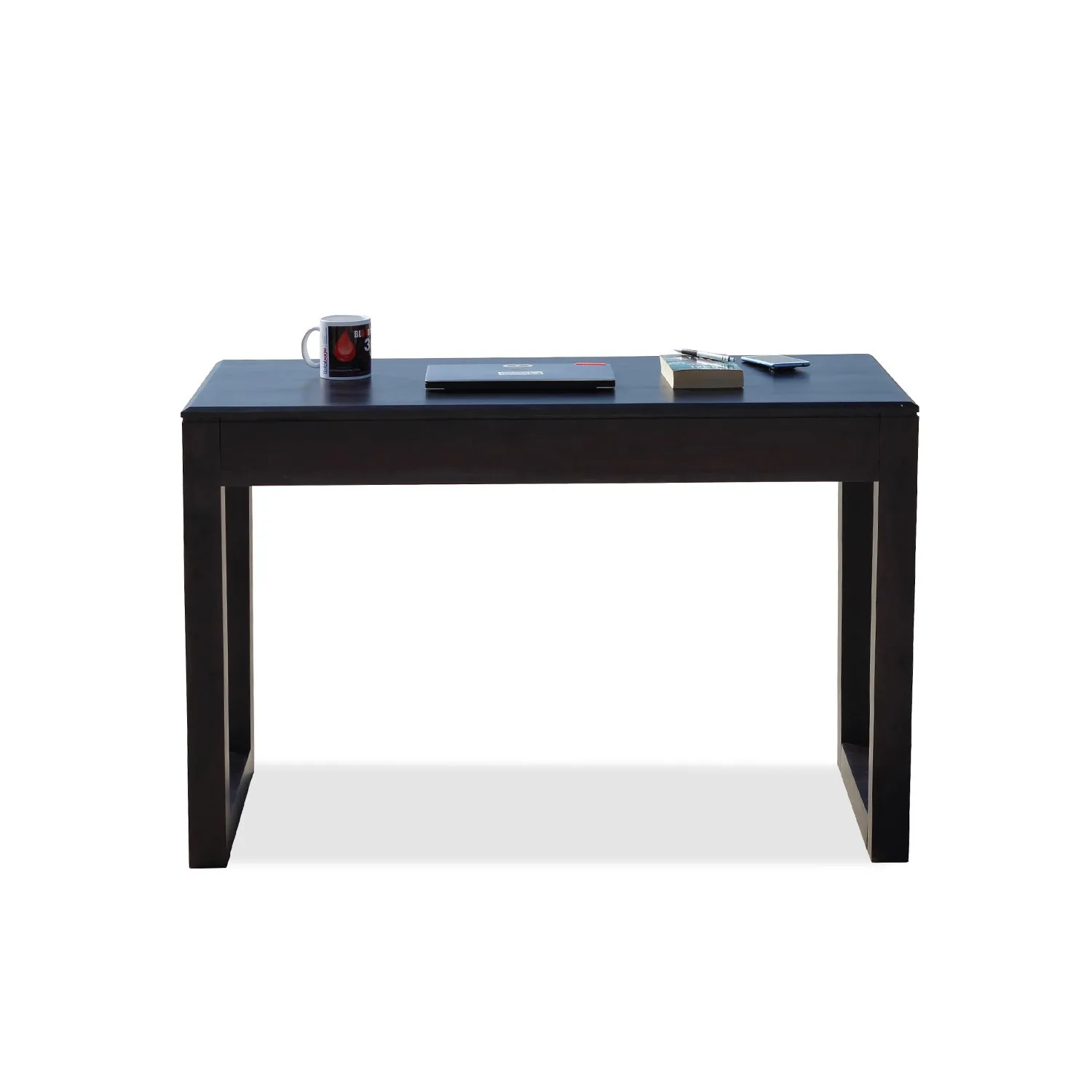 Royal Finish Two Drawer Raven Minimal Study Table in Funriture Sheesham Wood wooden study table image 8