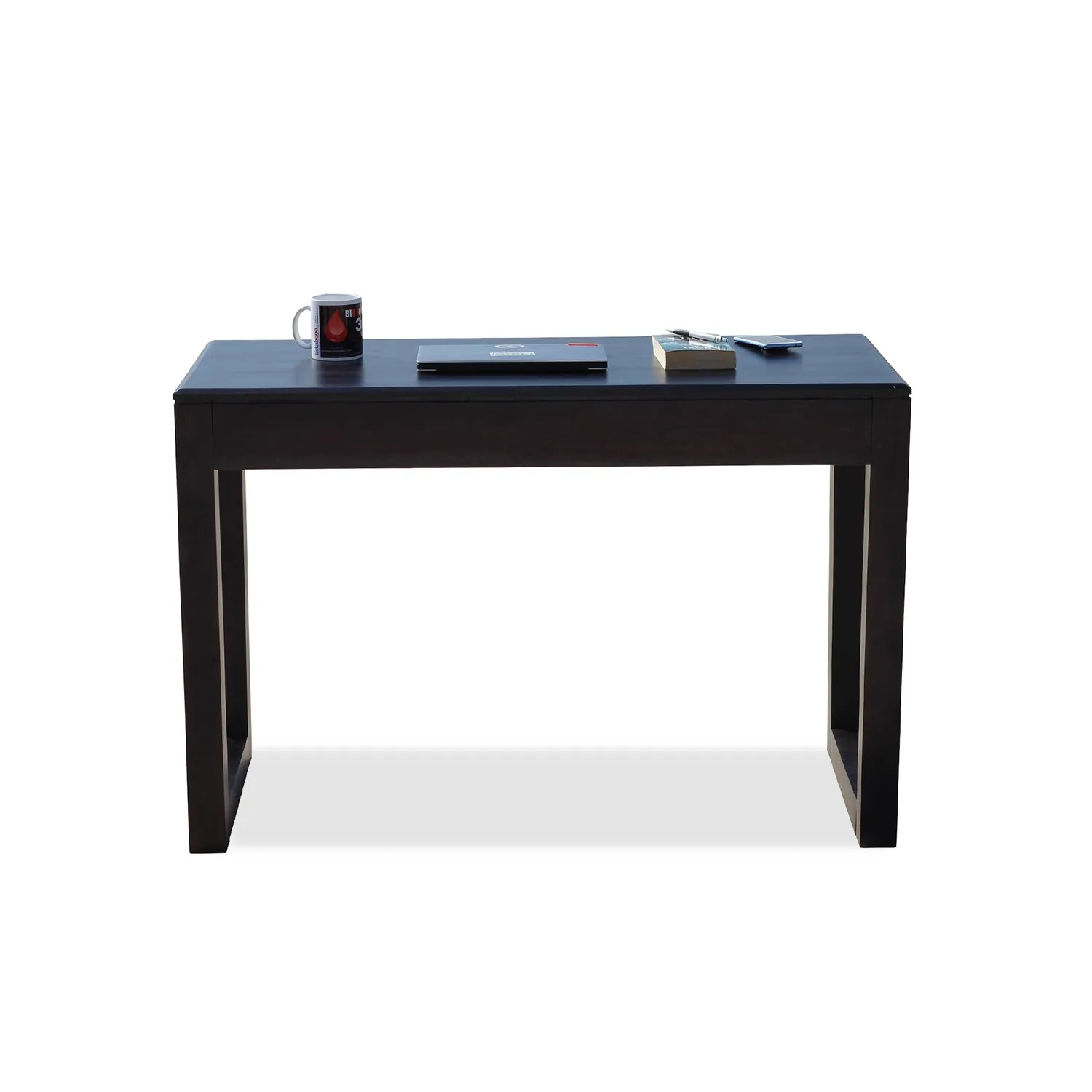 Royal Finish Two Drawer Pecan Minimal Study Table in Funriture Sheesham Wood wooden study table image 8