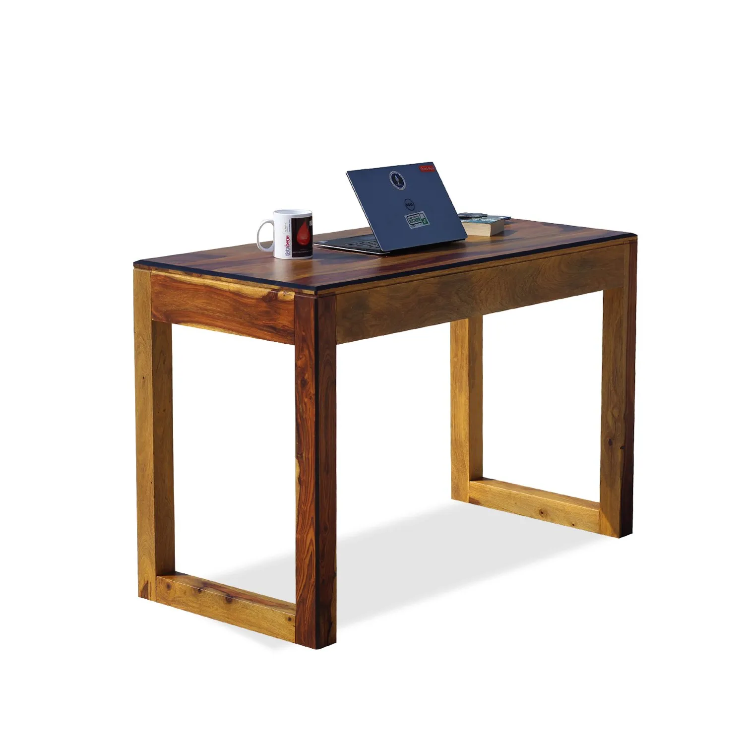 Royal Finish Two Drawer Picasso Minimal Study Table in Funriture Sheesham Wood wooden study table image 9