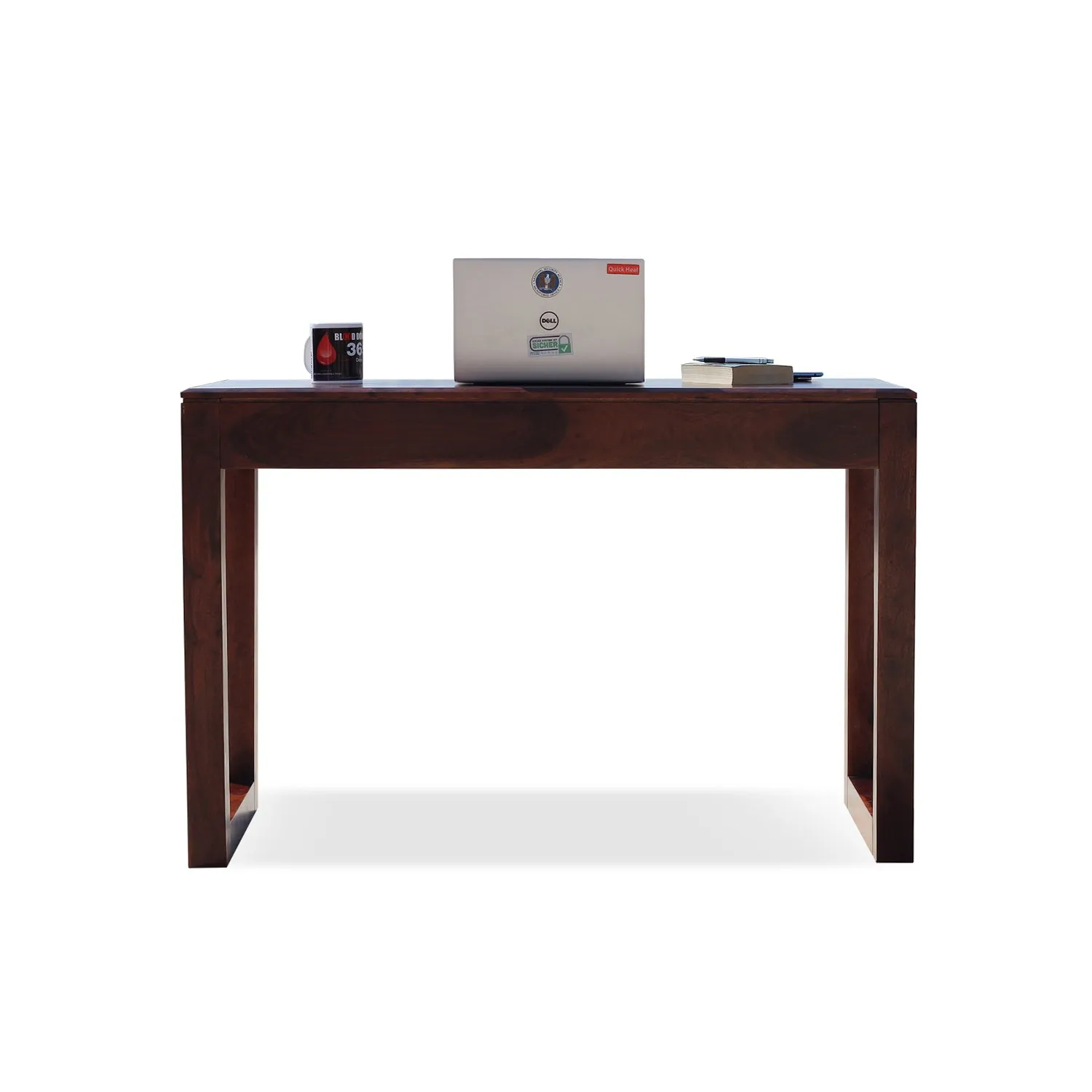 Royal Finish Two Drawer Vincent Minimal Study Table in Funriture Sheesham Wood wooden study table image 7