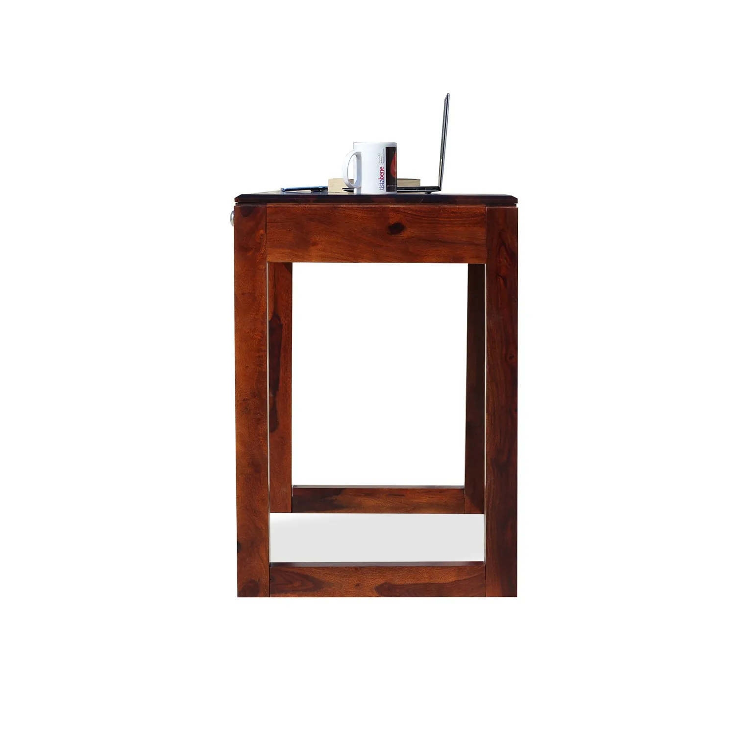 Royal Finish Two Drawer Yesporado Minimal Study Table in Funriture Sheesham Wood wooden study table image 9