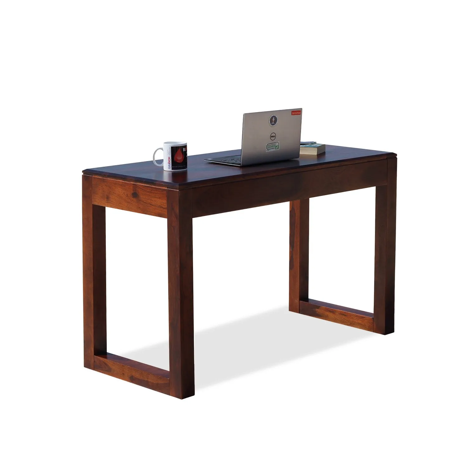 Royal Finish Two Drawer Yesporado Minimal Study Table in Funriture Sheesham Wood wooden study table image 10