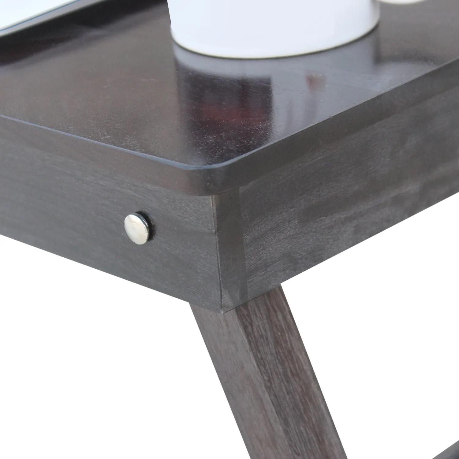 Royal Finish Simpla Morning Ashy Finish Foldable Study Table in Sheesham Wood wooden study table image 7
