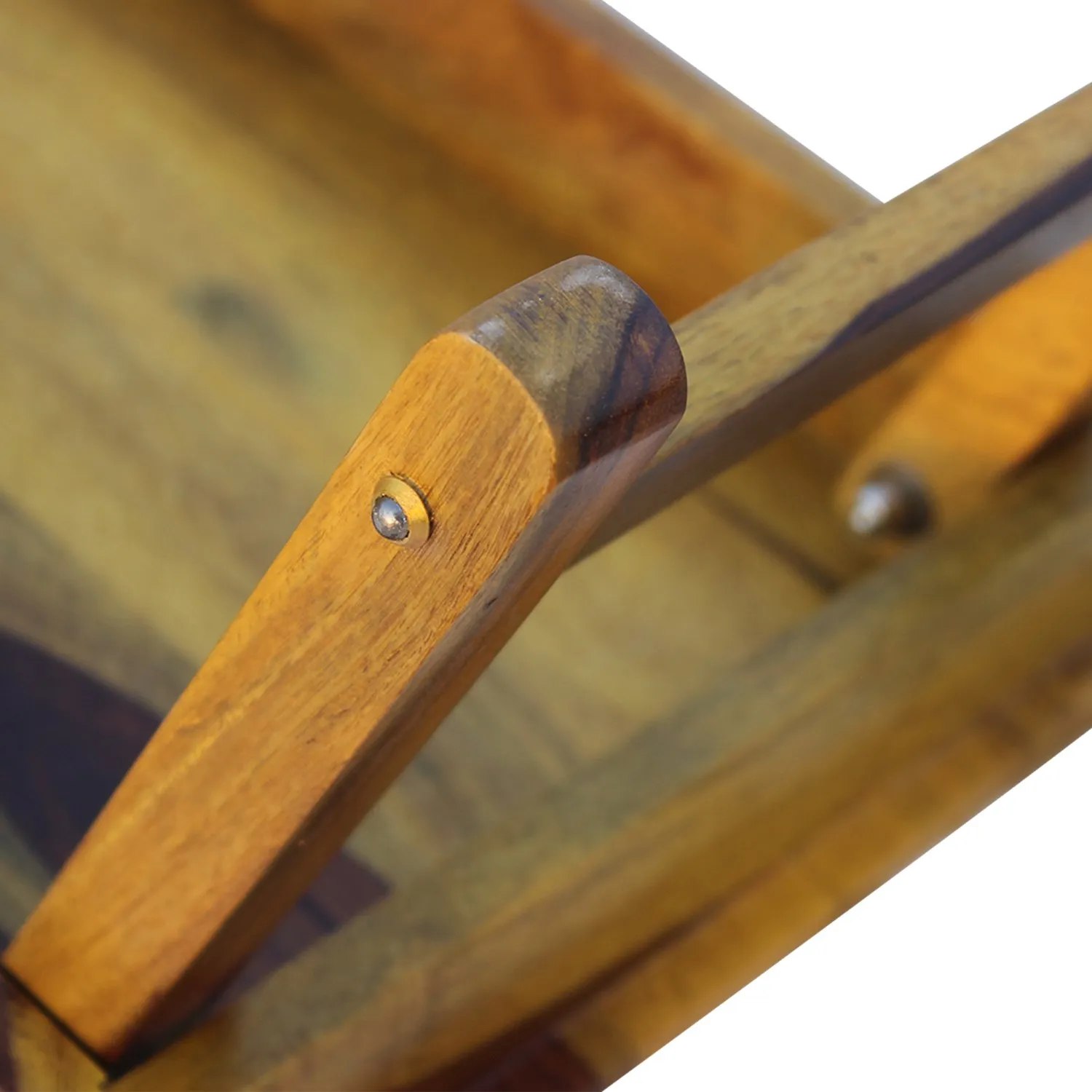 Royal Finish Simpla Morning Rosewood Foldable Study Table in Sheesha wooden study table image 9