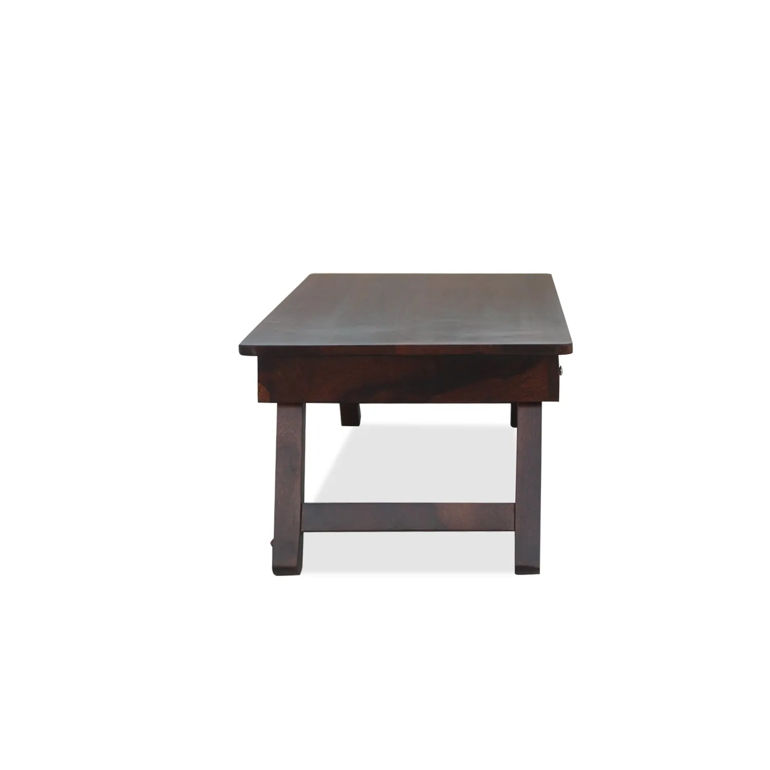 Royal Finish Simpla Morning Natural Finish Foldable Study Table in Sheesh wooden study table image 8