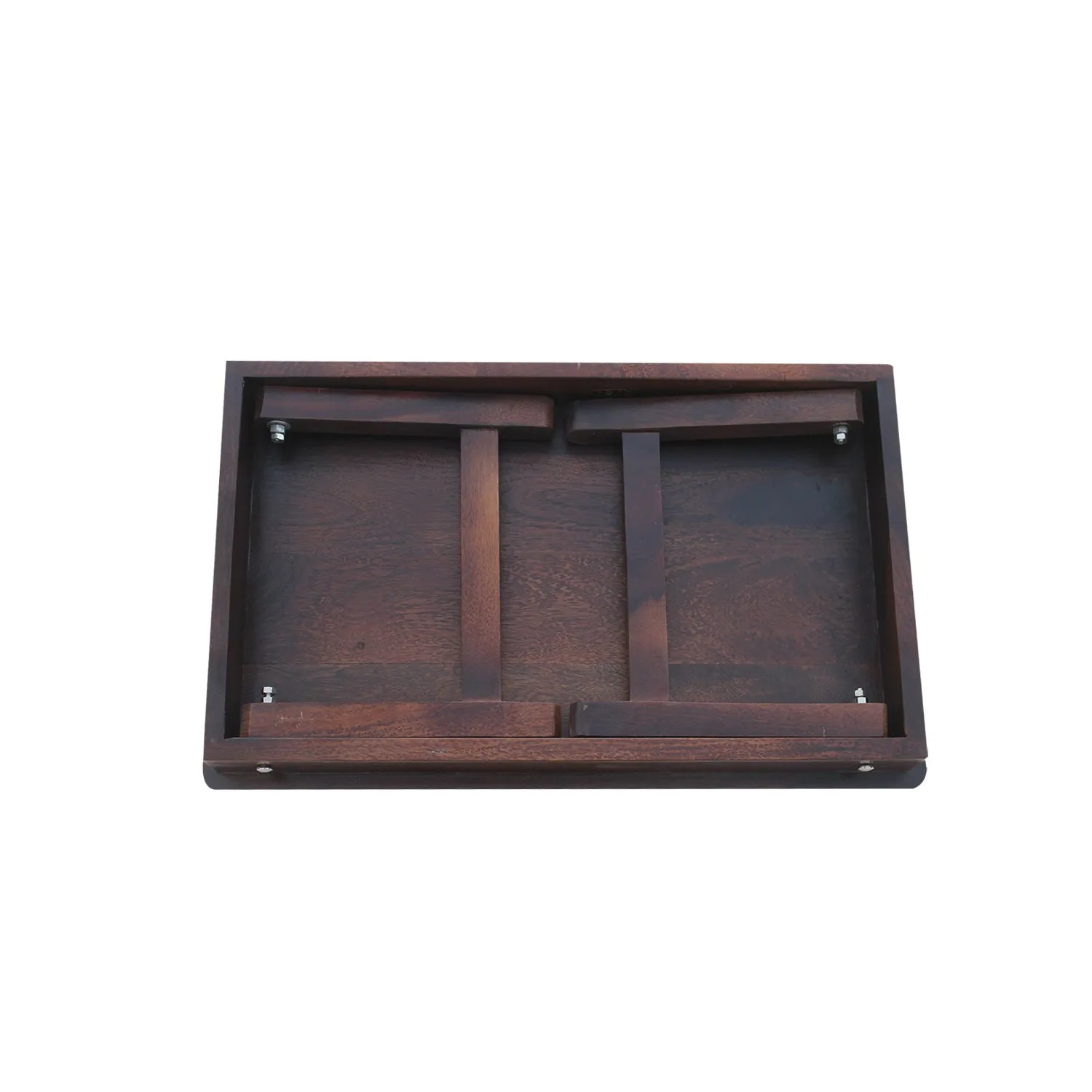 Royal Finish Simpla Morning Natural Finish Foldable Study Table in Sheesh wooden study table image 11