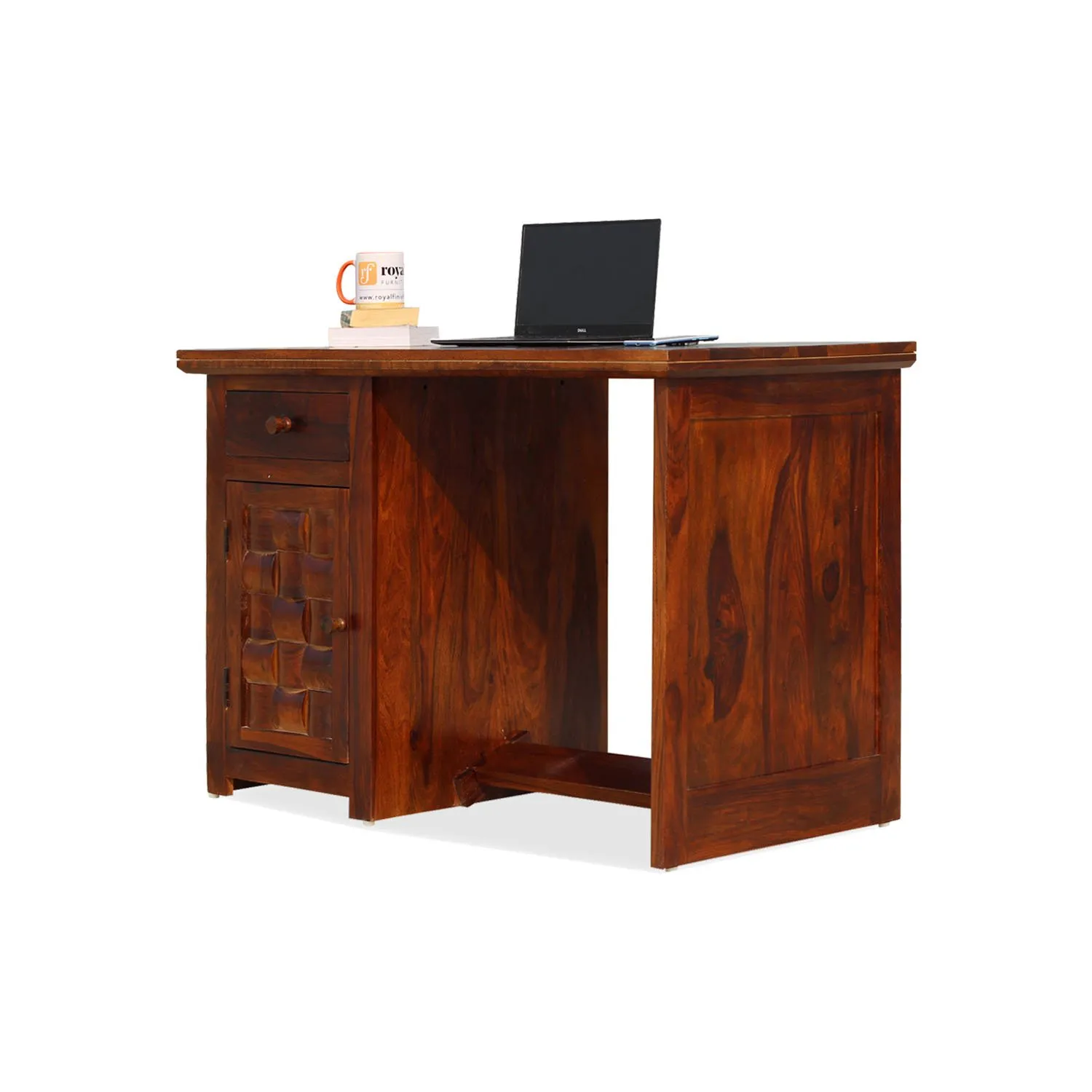 Royal Finish Nivora Study Table in Funriture Sheesham wooden study table image 4