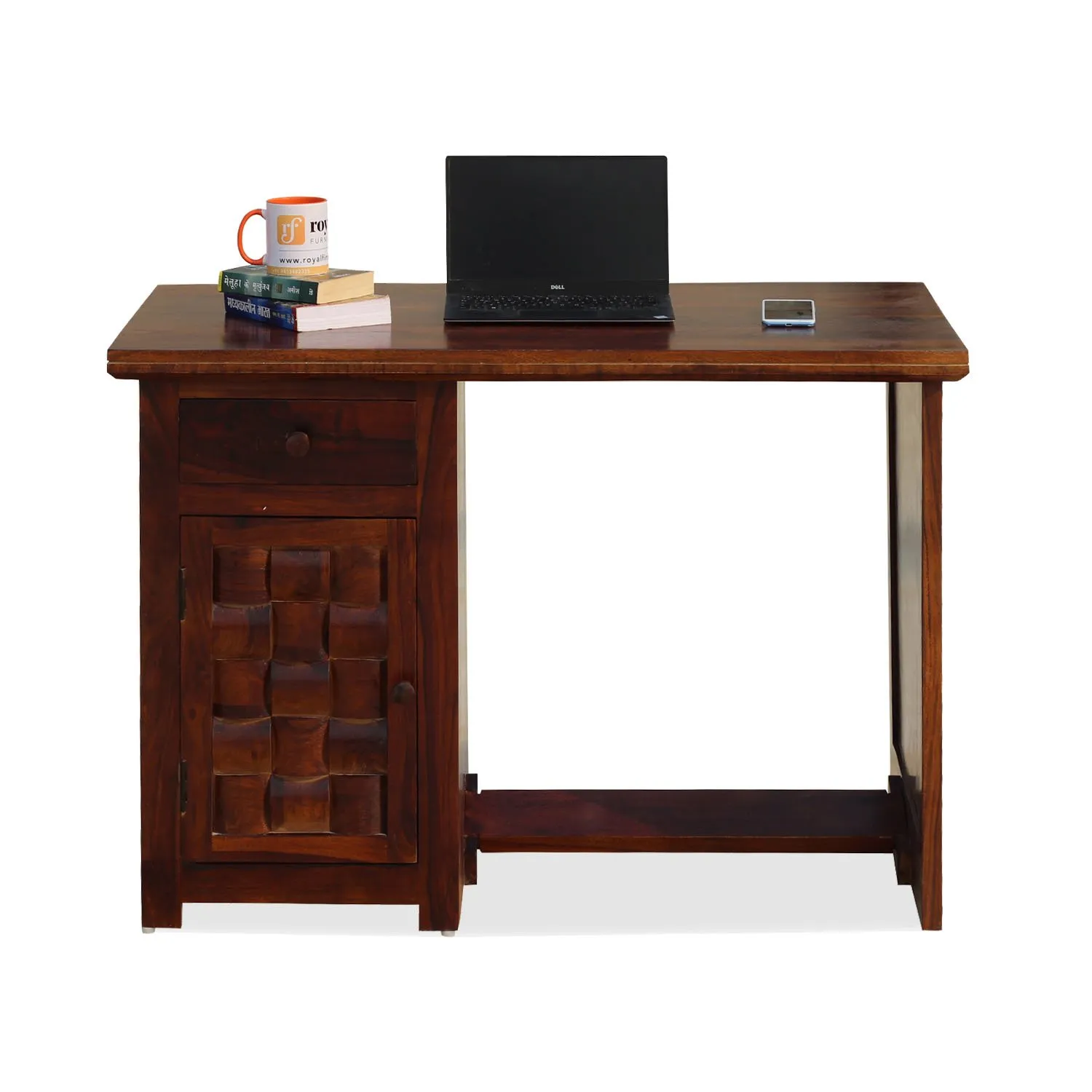Royal Finish Nivora Study Table in Funriture Sheesham wooden study table image 5