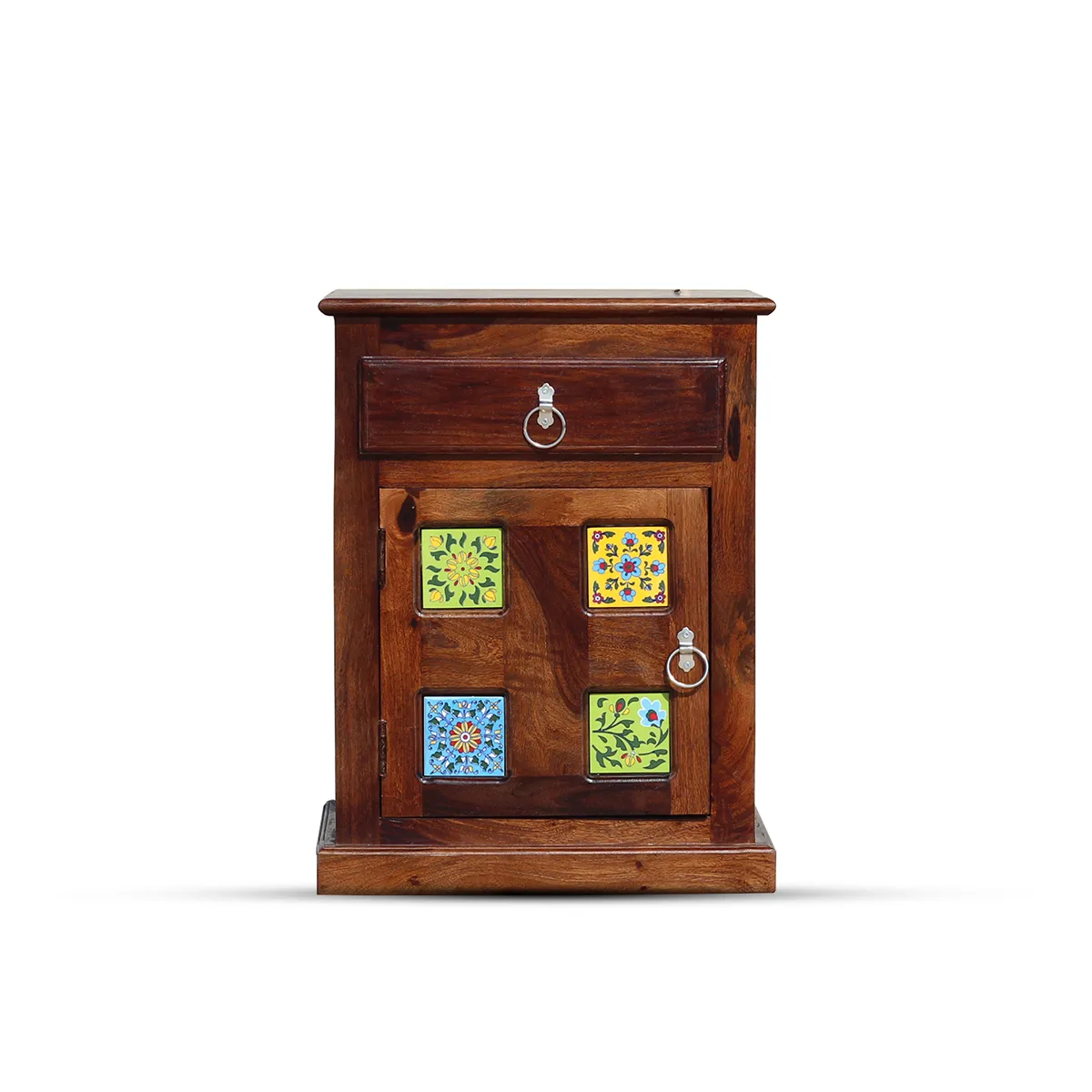Royal Finish Kaliedo Bedside Table In Furniture Sheesham Wood sheesham wood bed image 2