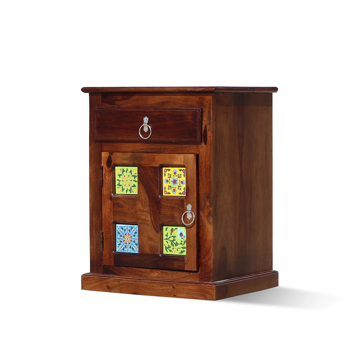Royal Finish Kaliedo Bedside Table In Furniture Sheesham Wood sheesham wood bed image 4
