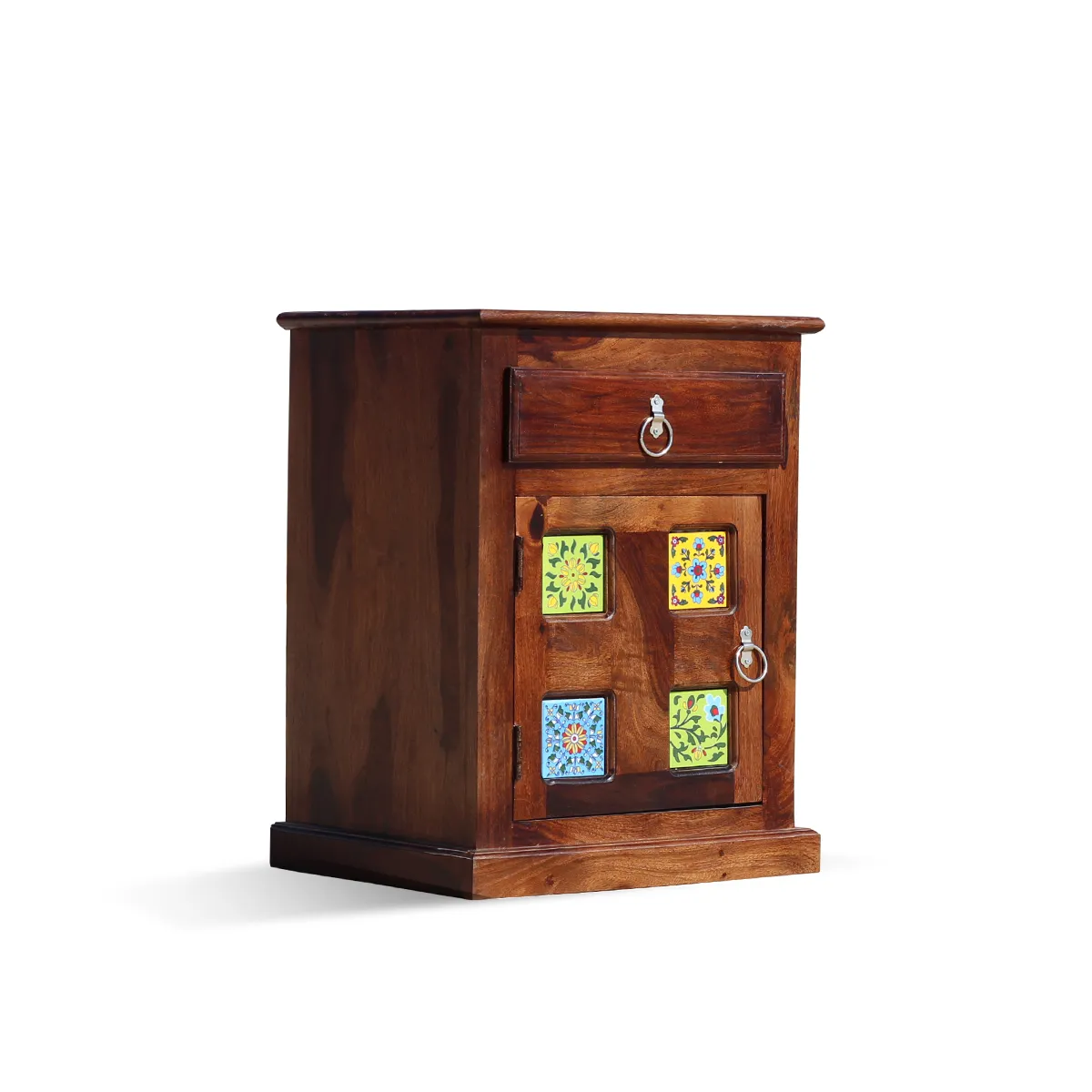 Royal Finish Kaliedo Bedside Table In Furniture Sheesham Wood sheesham wood bed image 5