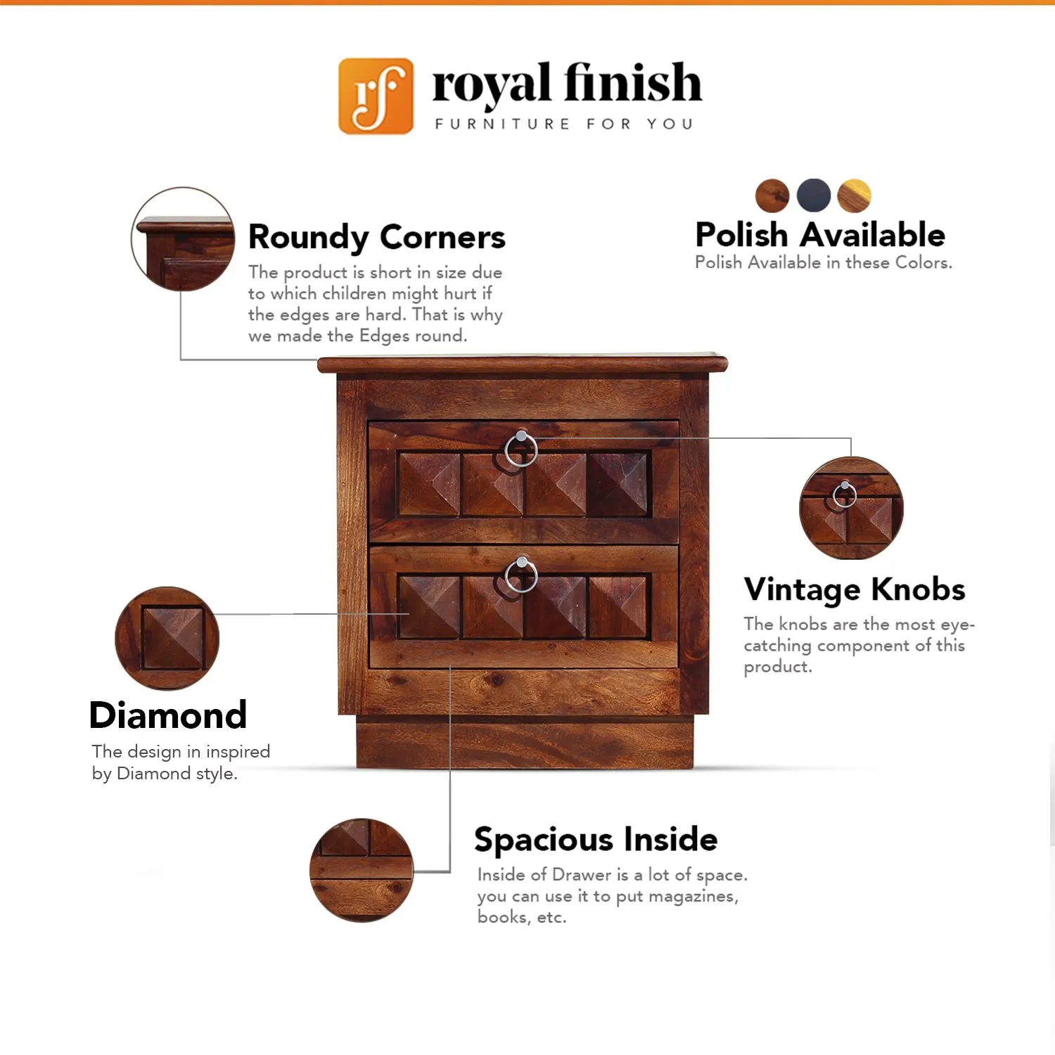 Royal FinishStylish & Functional Table Set | Compact Size | Premium Sheesham sheesham wood furniture image 2