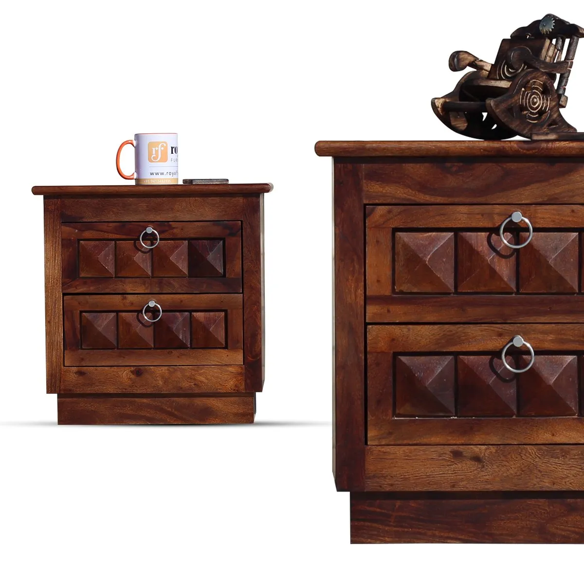 Royal FinishStylish & Functional Table Set | Compact Size | Premium Sheesham sheesham wood furniture image 5