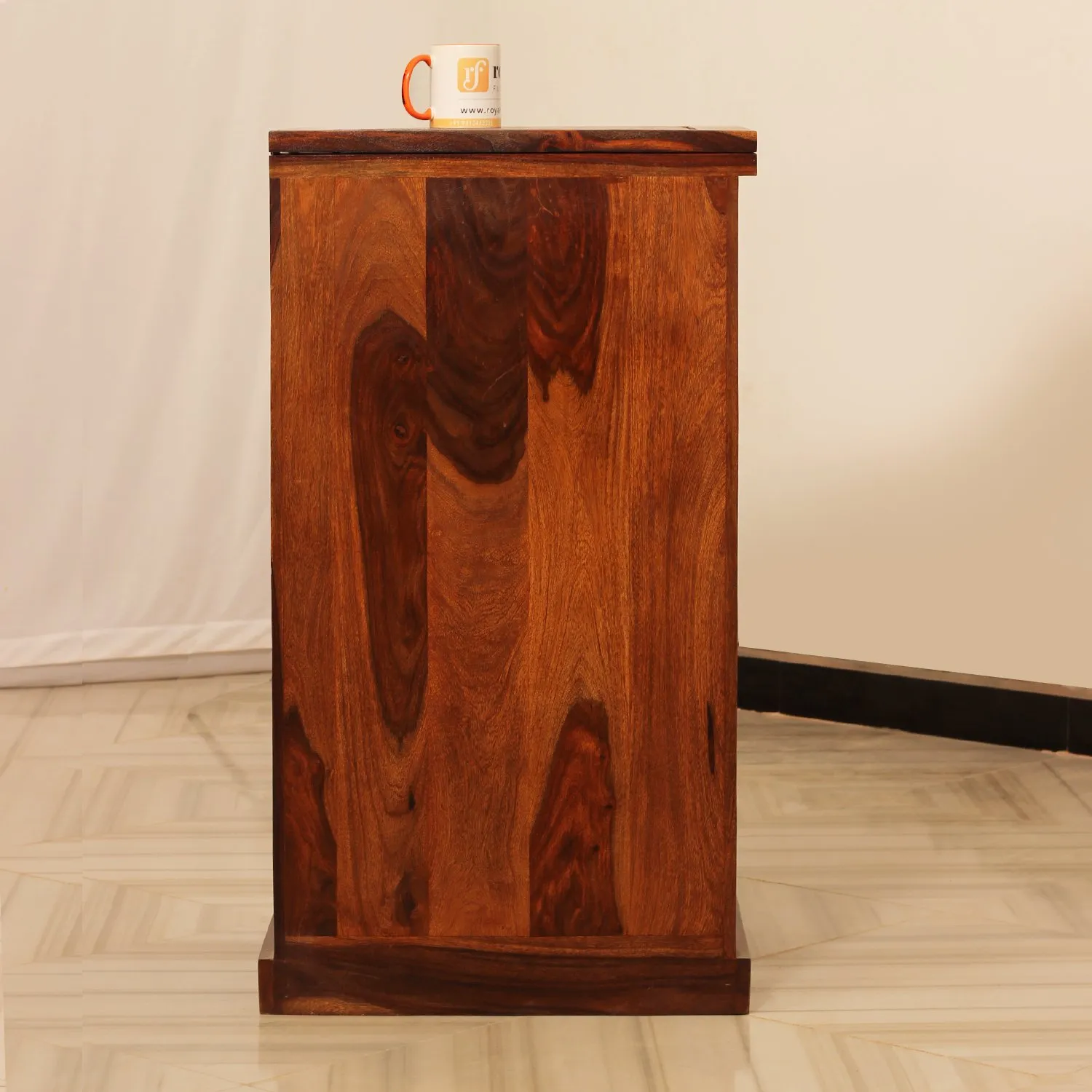 Royal Finish Diamondie Bar Cabinate In Premium Quality Sheesham Wood wooden bar cabinet image 11