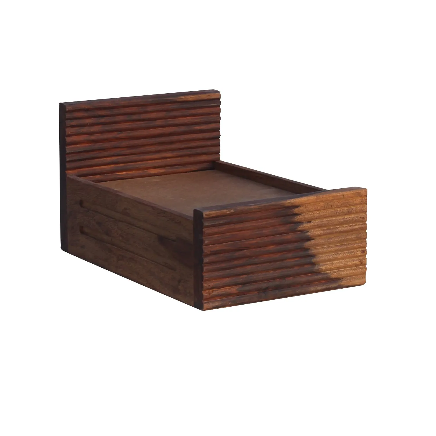 Royal Finish Liner Wooden Laddu Gopal Bed(20.32 cm W x 25.4 cm L x 22.86 cm H) sheesham wood bed image 4