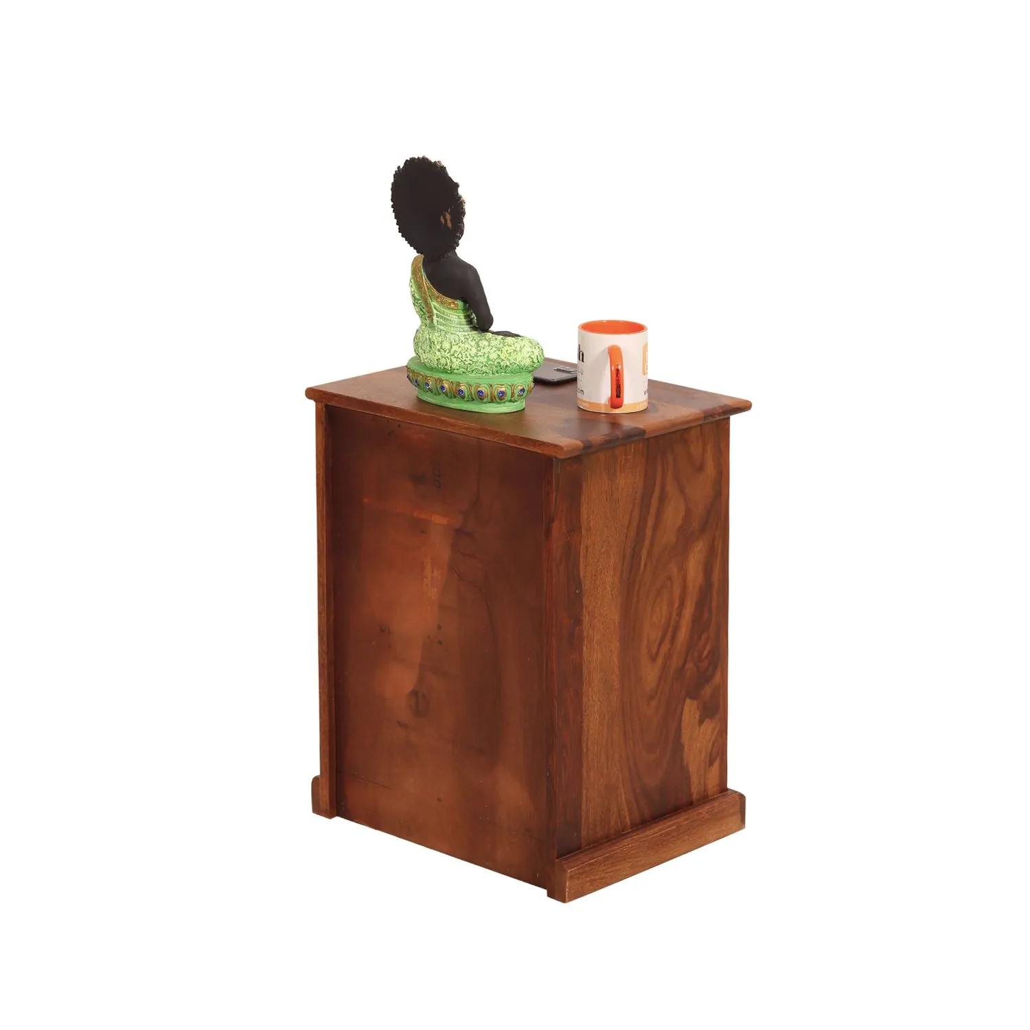 Royal Finish NovaSleep Bedside Table In Furniture Sheesham Wood In Natural sheesham wood bed image 9