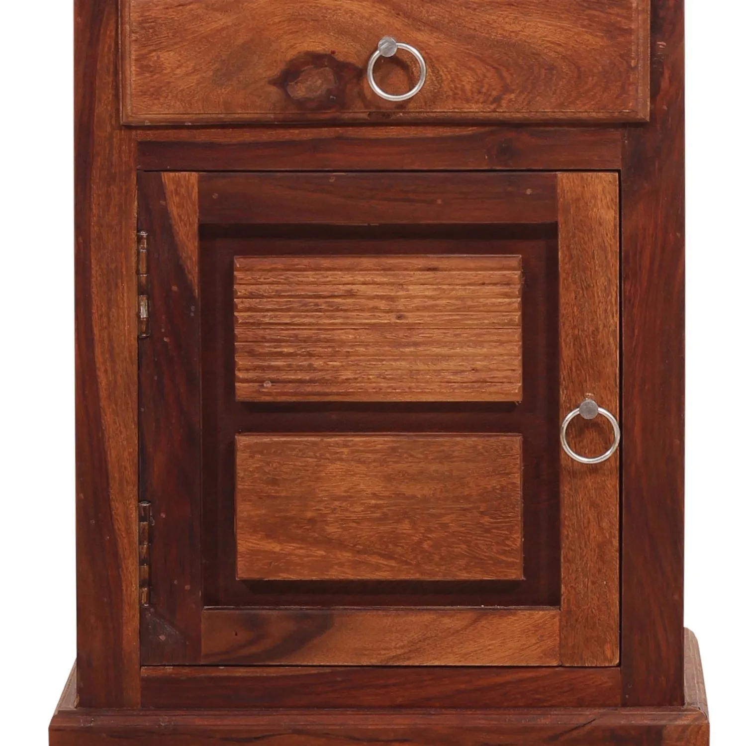 Royal Finish NovaSleep Bedside Table In Furniture Sheesham Wood In Natural sheesham wood bed image 10