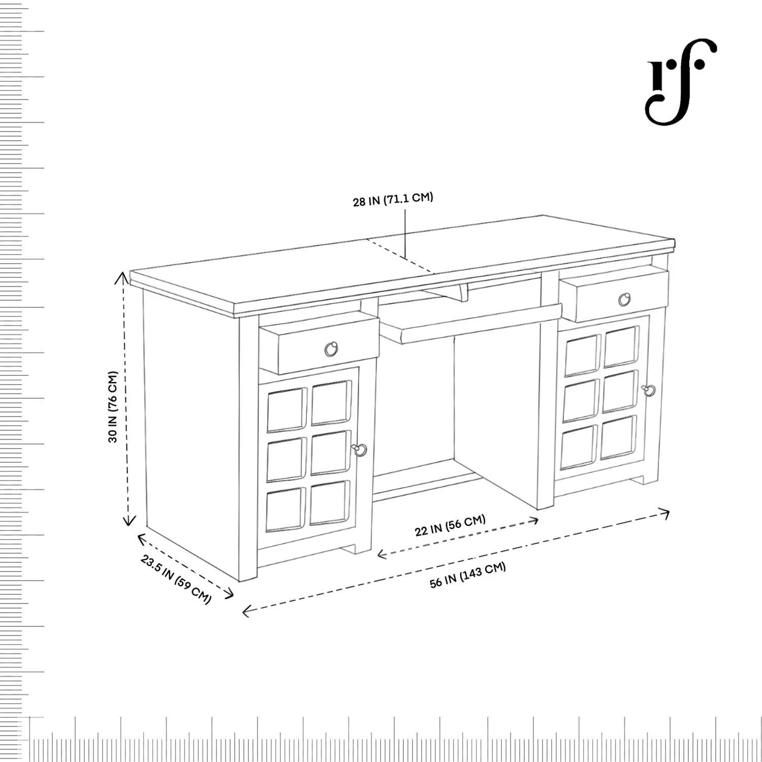 Royal Finish Tielac Workstation In Sheesham Wood With Natural Colour sheesham wood furniture image 2