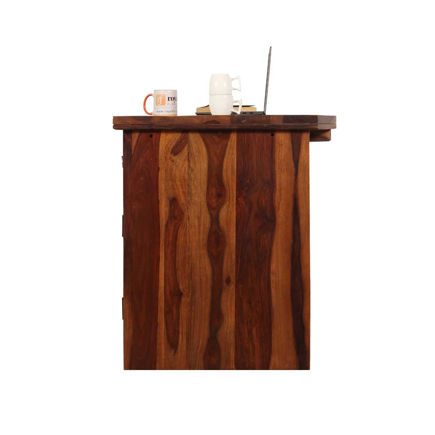Royal Finish Tielac Workstation In Sheesham Wood With Natural Colour sheesham wood furniture image 7