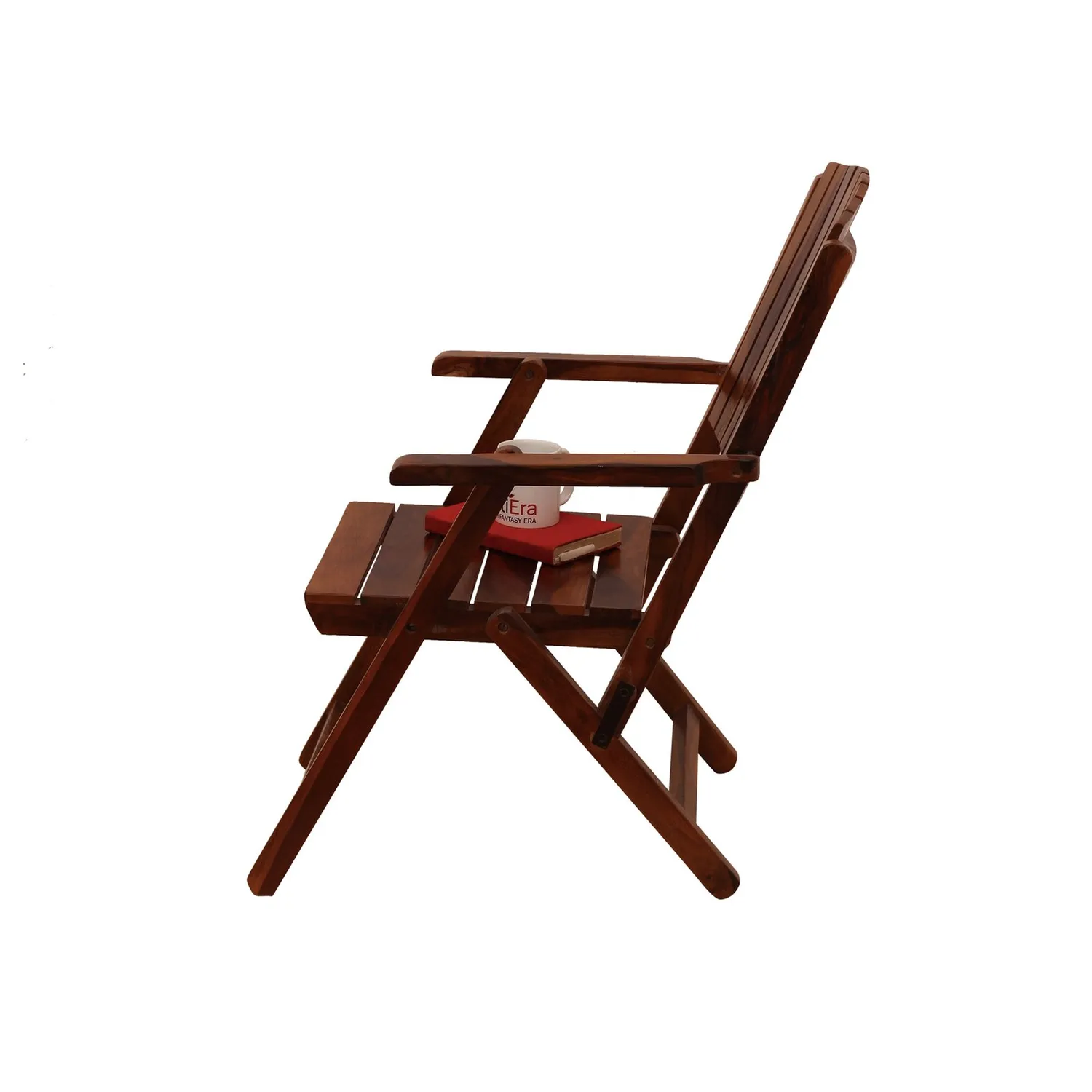 Royal Finish Classic Garden Foldable Chair in Sheesham with Natural Colour sheesham wood furniture image 10